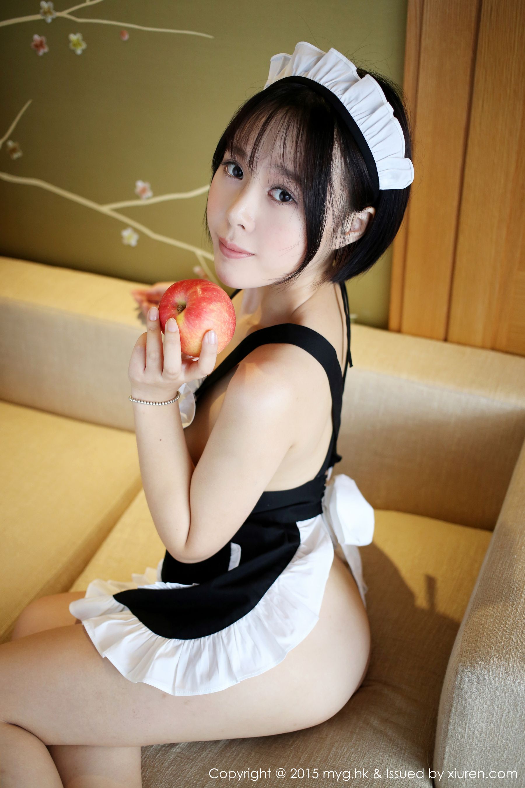 Evelyn Alley Sexy Maid Costume Miyuan Pavilion Mygirl VOL.157