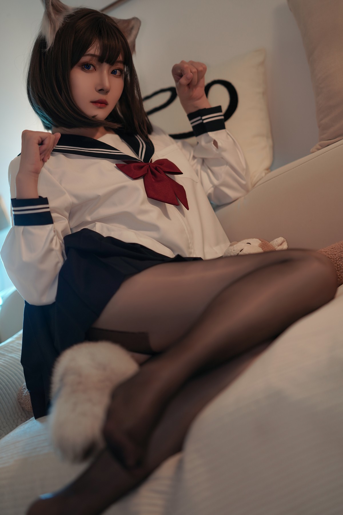 Cosplay Natsuko Natsuko big tail cat