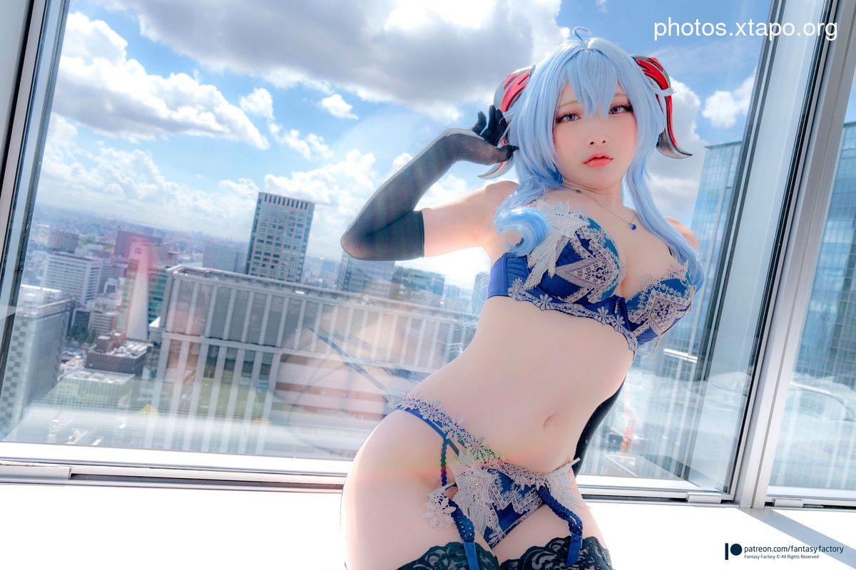 Fantasy Factory 小丁 – Cosplay 写真 – 甘雨内衣