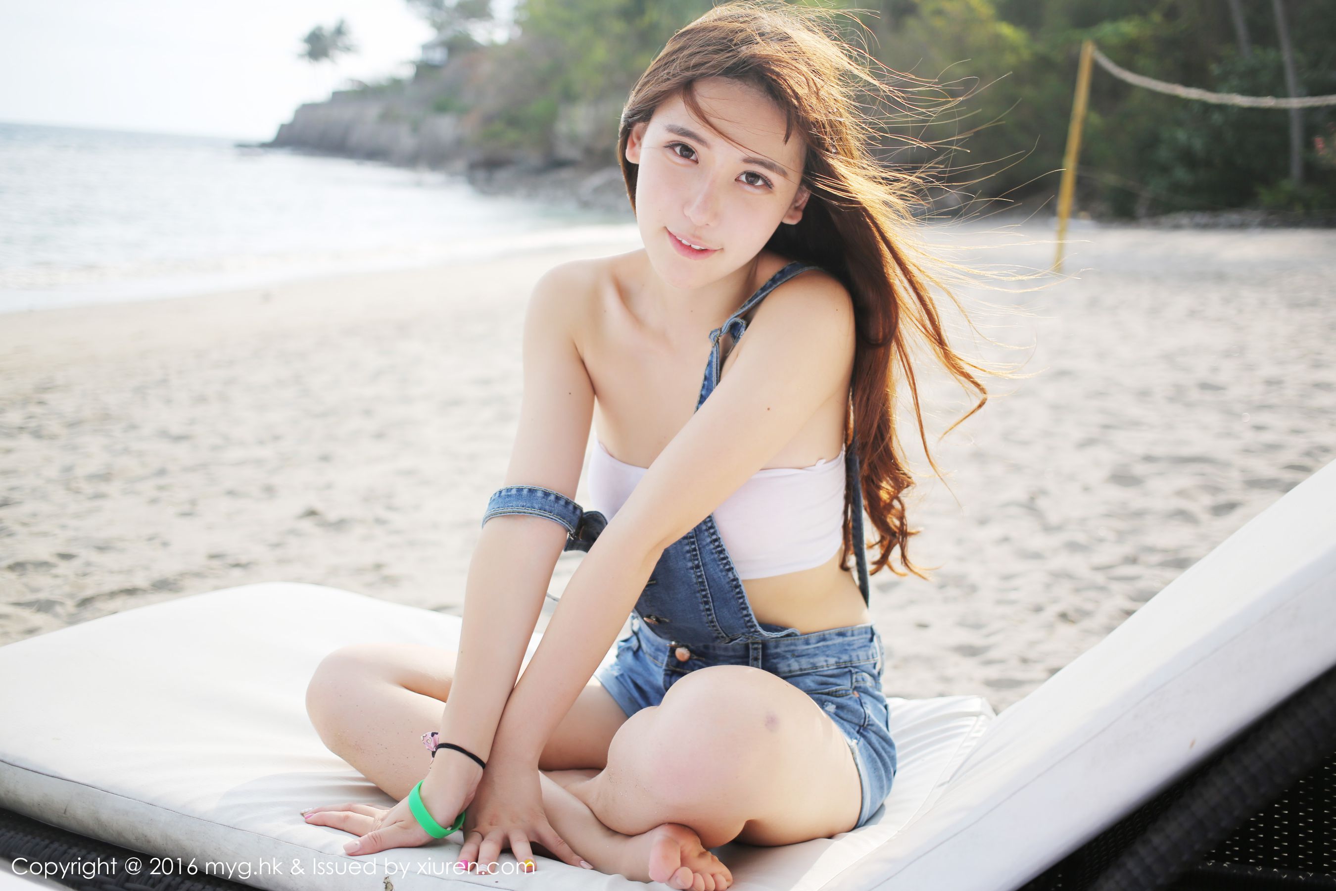 Xiongyu BOBO Longmu Island Travel Beach Beauty Fresh Series Miyuan Pavilion Mygirl VOL.191