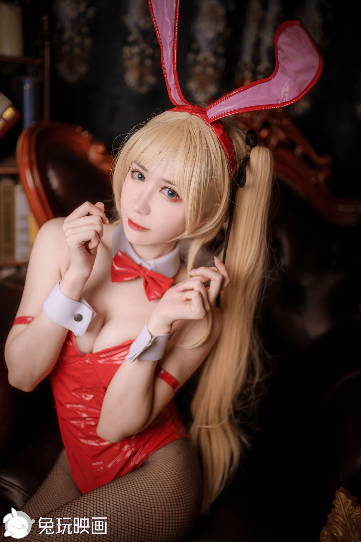 Rabbit Play Movie Cosplay Bunny Girl Red and Black