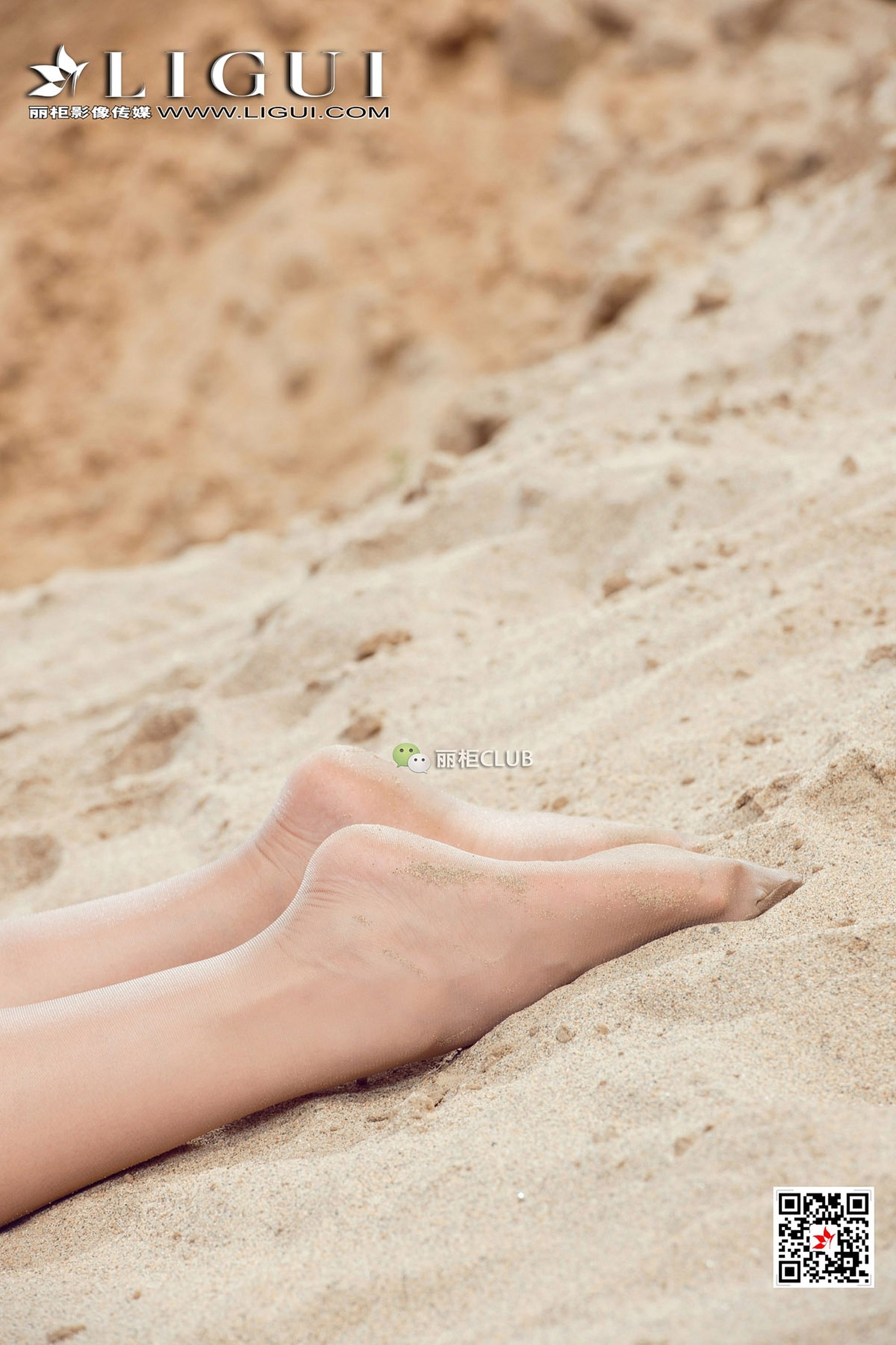 Leg Model Zhao Yingqing Beach Foot Ligui