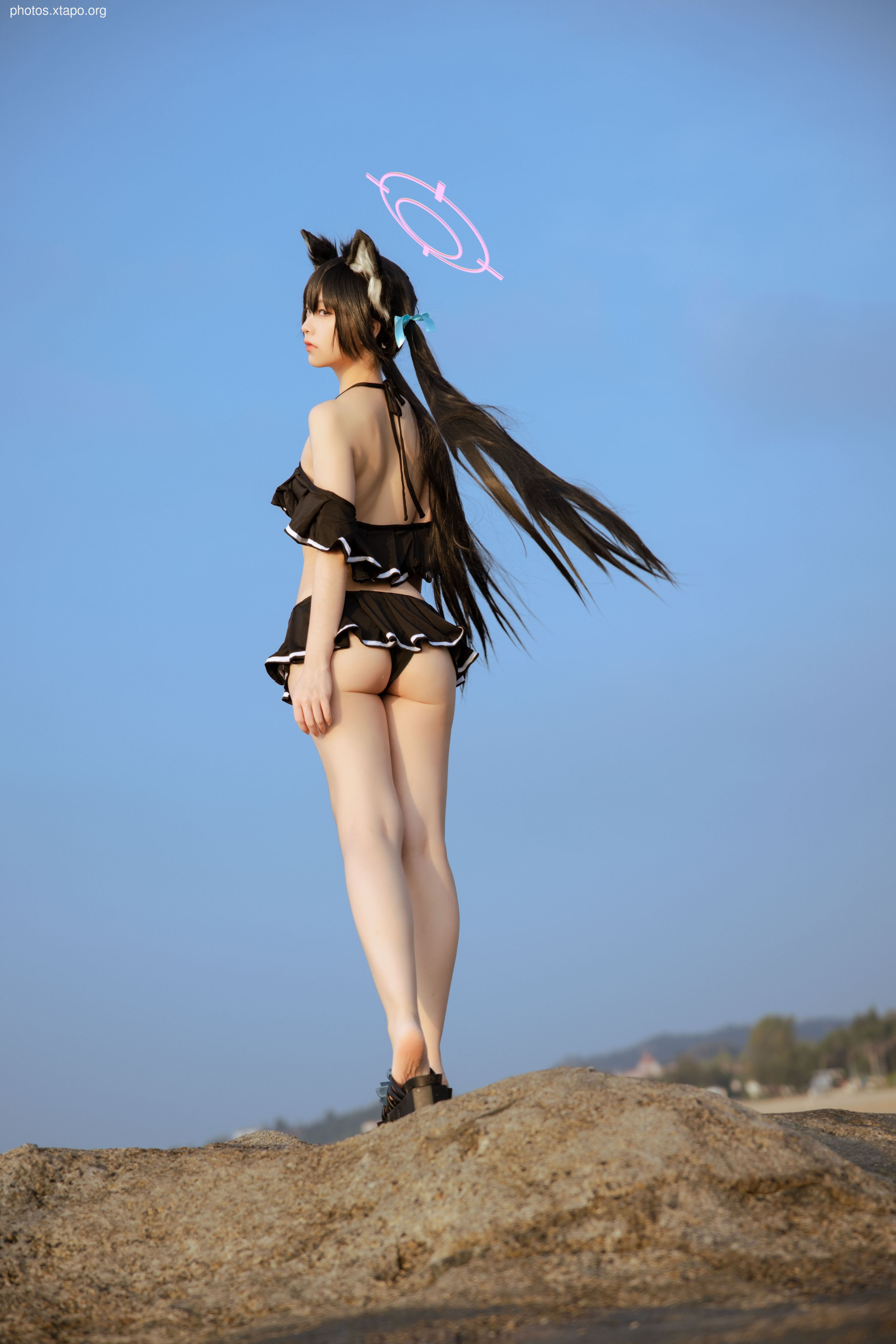 G44 will not be injured in blue archives black see Qin Xiang swimsuit 20p