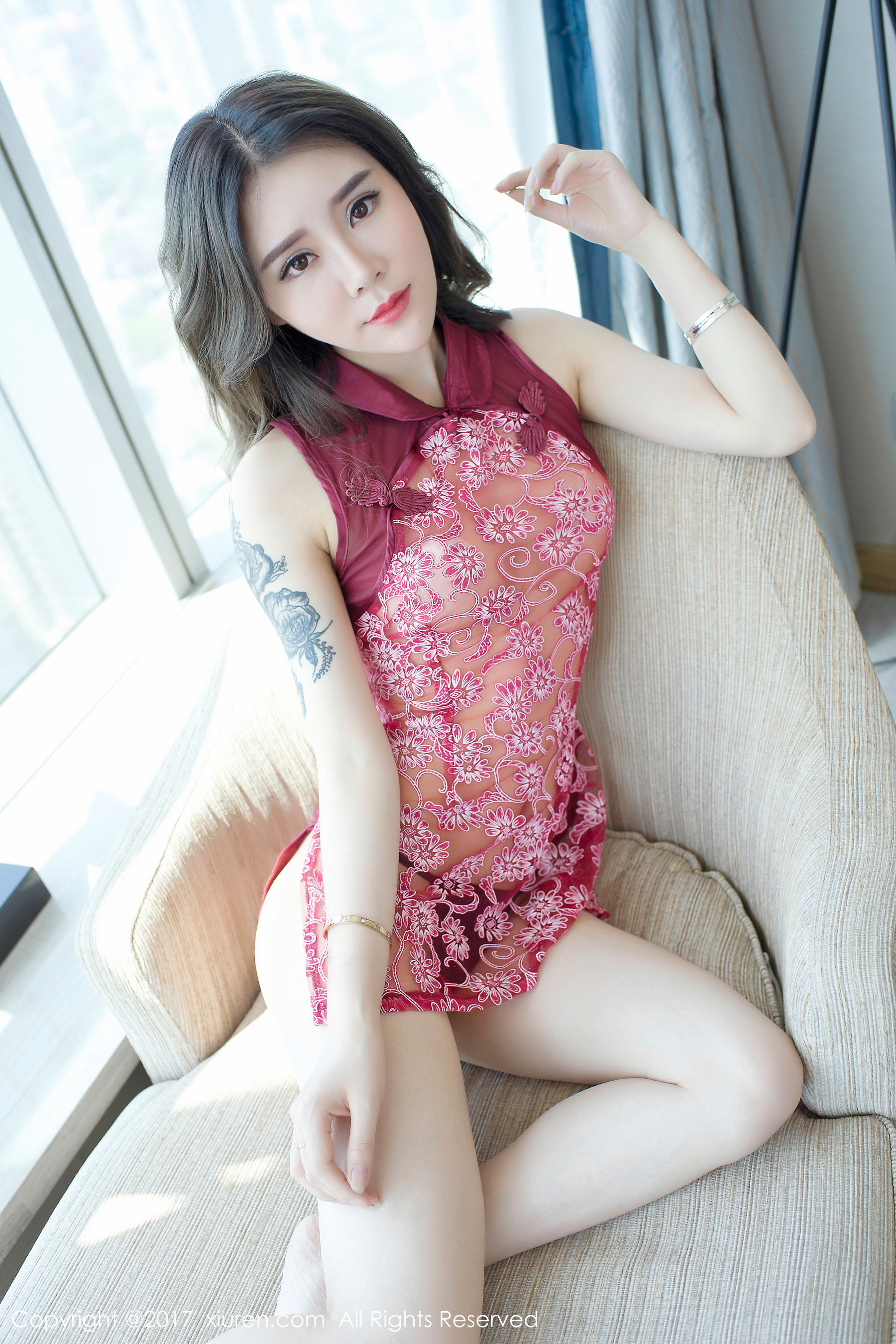 Elysa Lisa Cheongsam TemptationBathroom Sexy Xiuren No.763