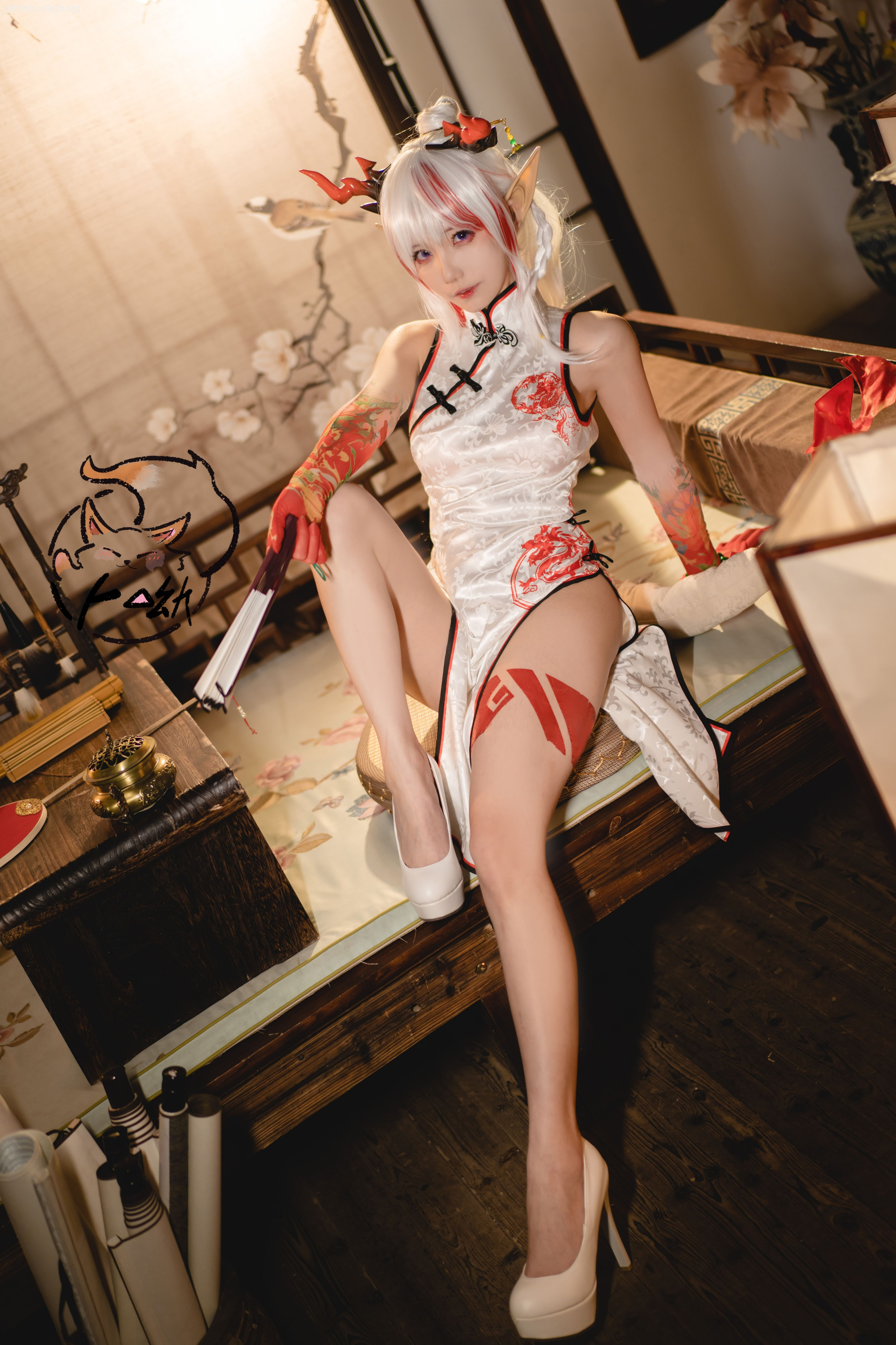 Fox Carri 年 -Nian Cheongsam · Le Xiaoyao 15P -101MB