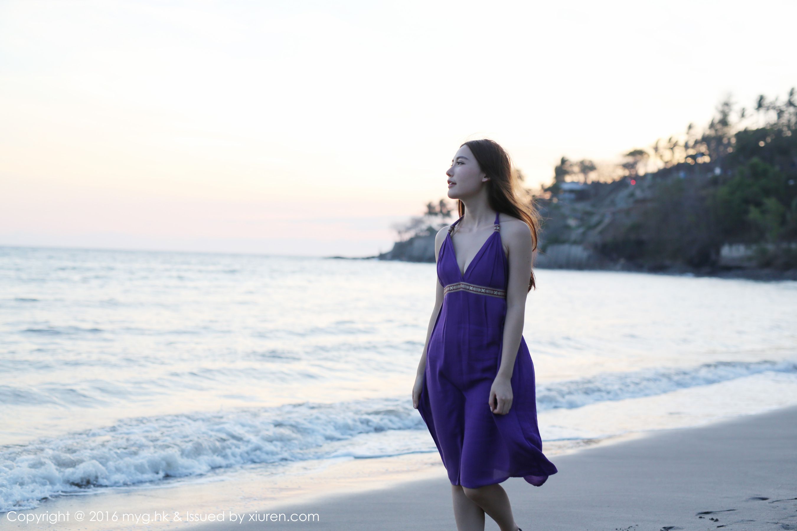 Xiongyu BOBO Longmu Island Travel Beach Beauty Fresh Series Miyuan Pavilion Mygirl VOL.191