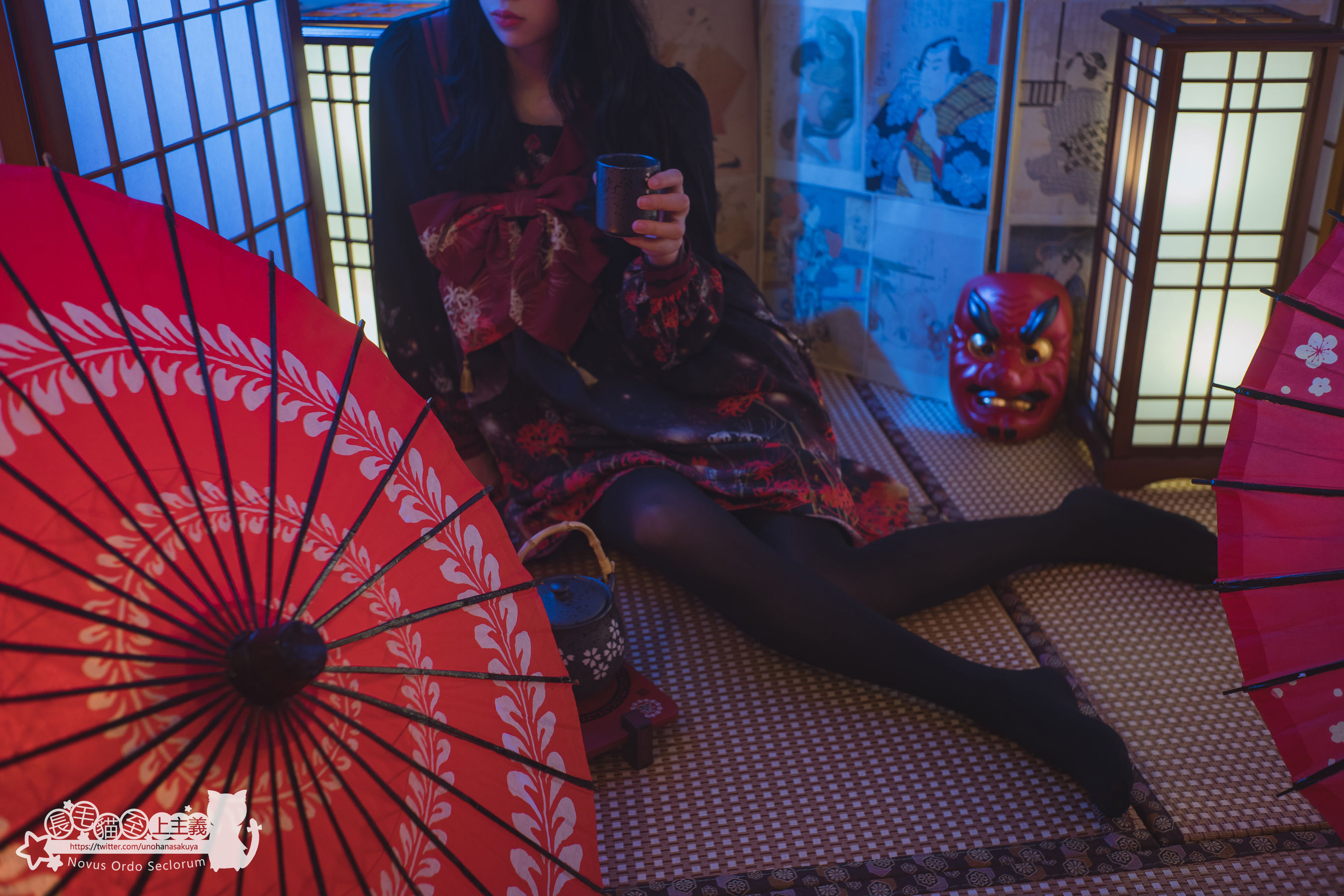 Welfare COS Waiser Kagiki Rin Rin Rin Josei -On the night when cluster amaryllis blooms