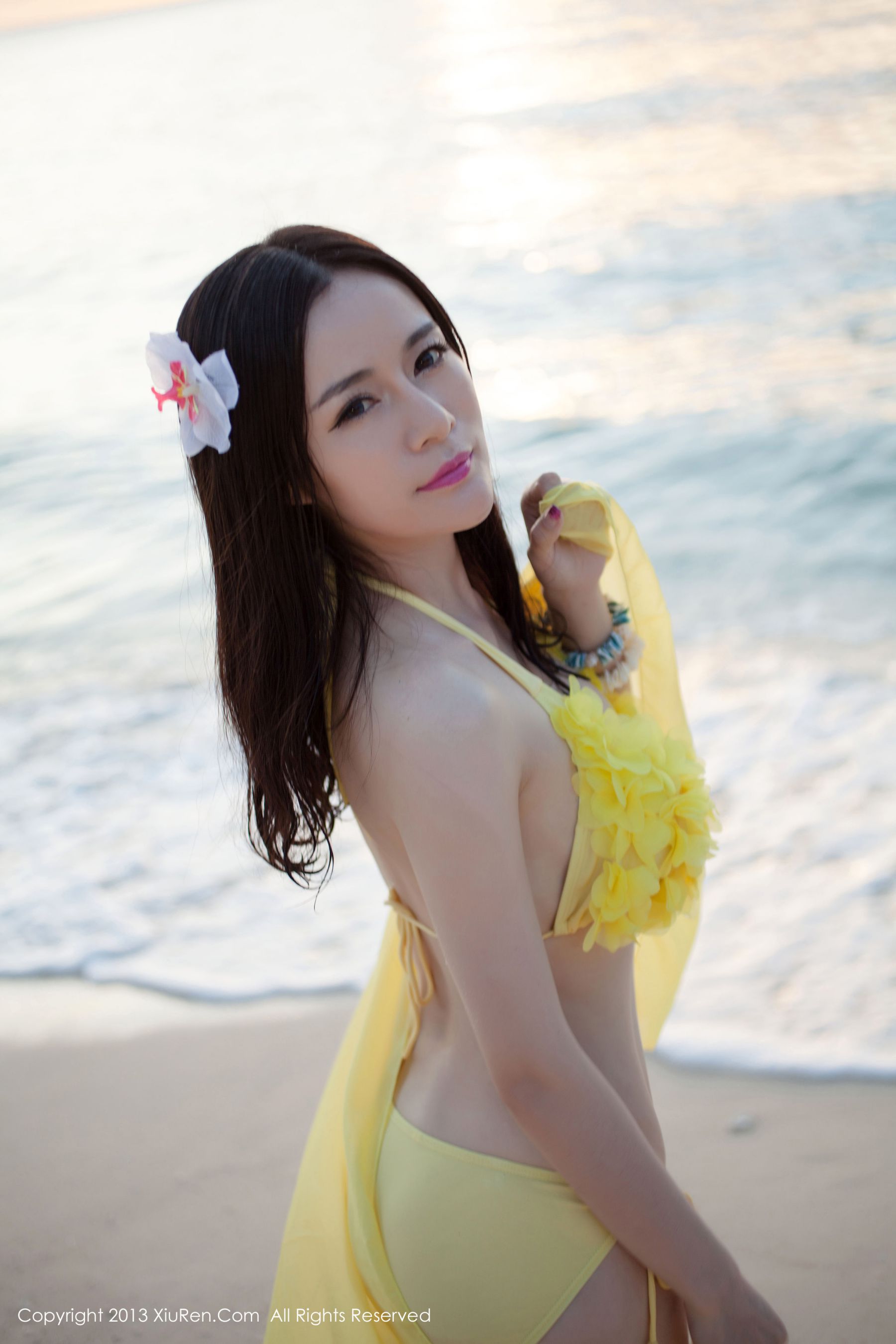nancy small -seaside beautiful Bikini series Xiuren No.069