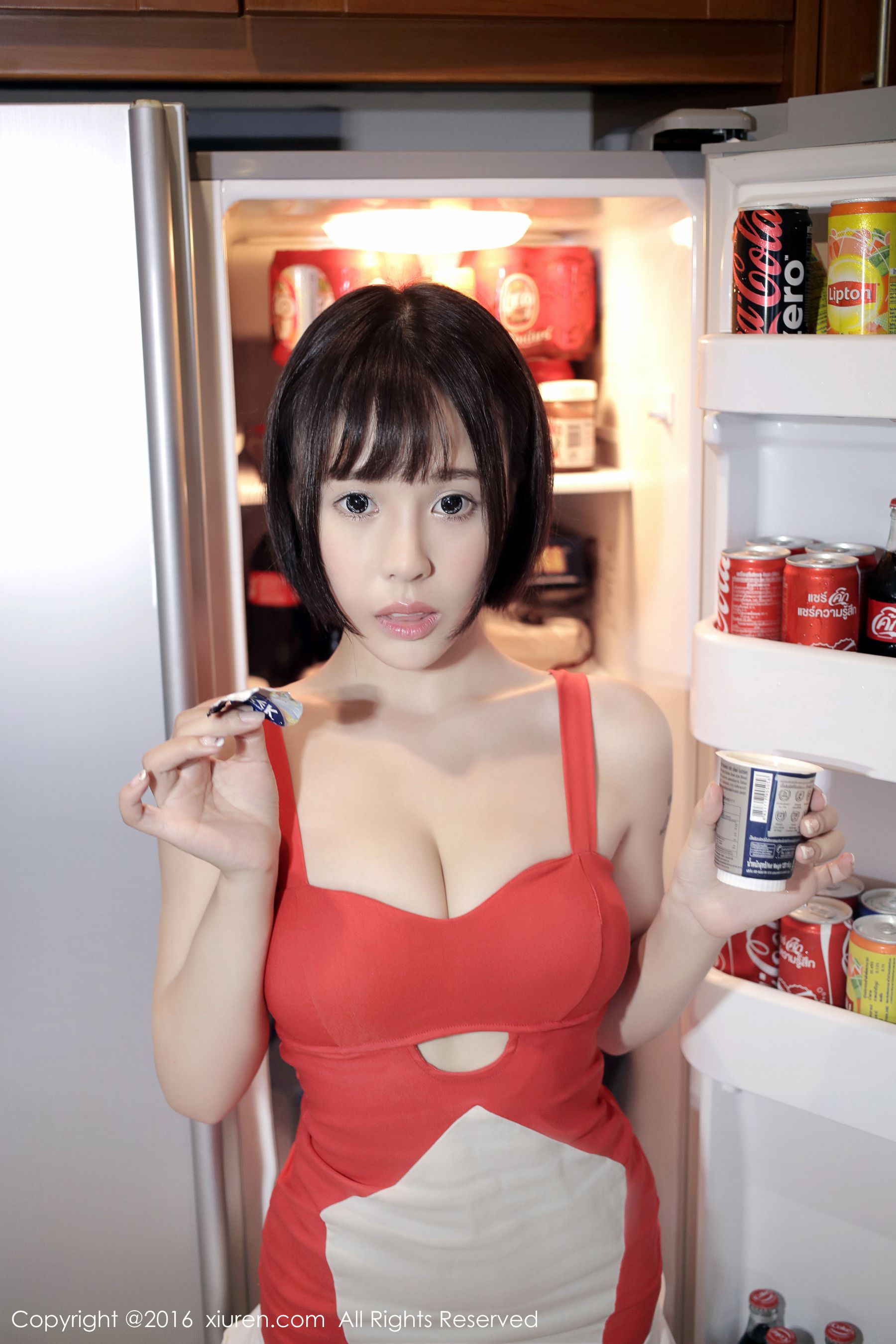 Evelyn Elli Little Red Skirt Xiuren Xiiren No.665