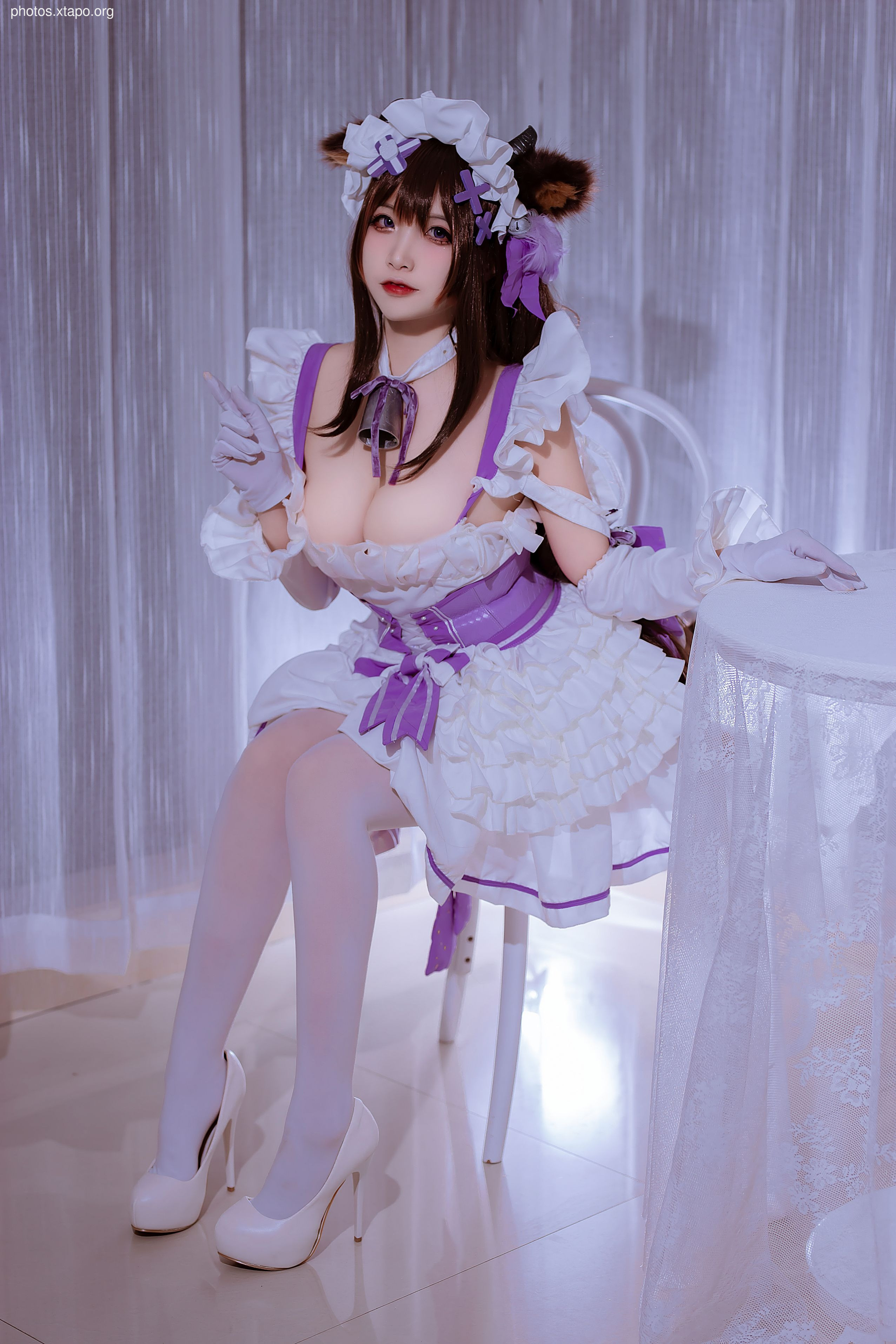 Erzuo Nisa Blue Sakuye Mandle Maid