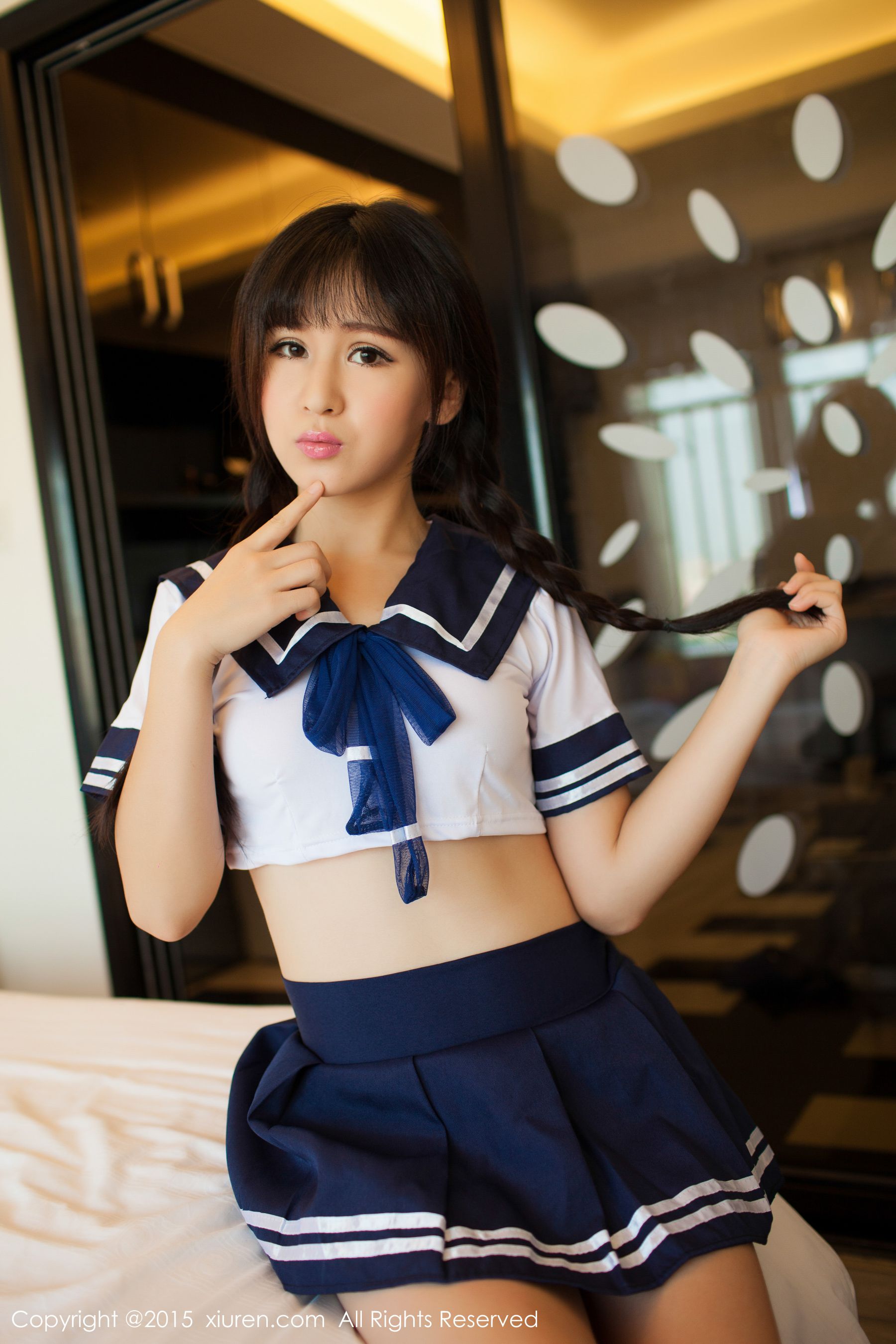 Tang Yuchen TYC Sailor School UniformHot Pants Series Xiuren Xiuren No.405