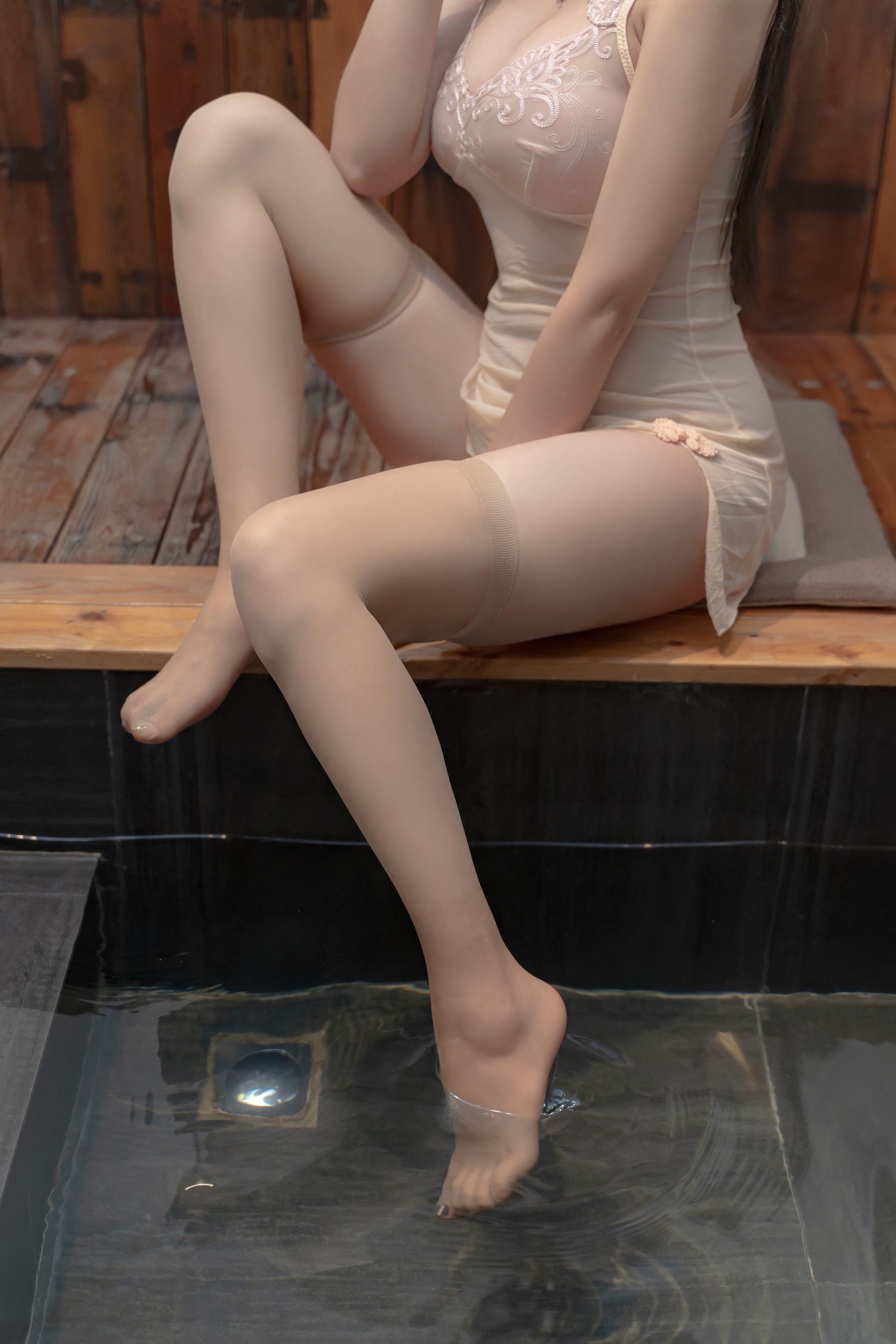 Cos welfare Douyu rice line SAMA photo -hot spring