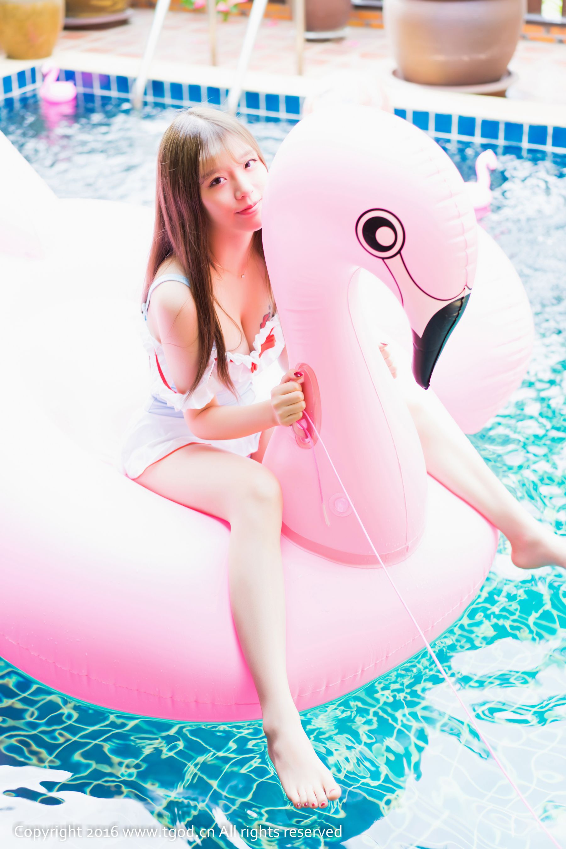 Cheng Tongyan's Samui Island Travel is beautiful, fresh and beautiful girl Push Goddess/You Mihui