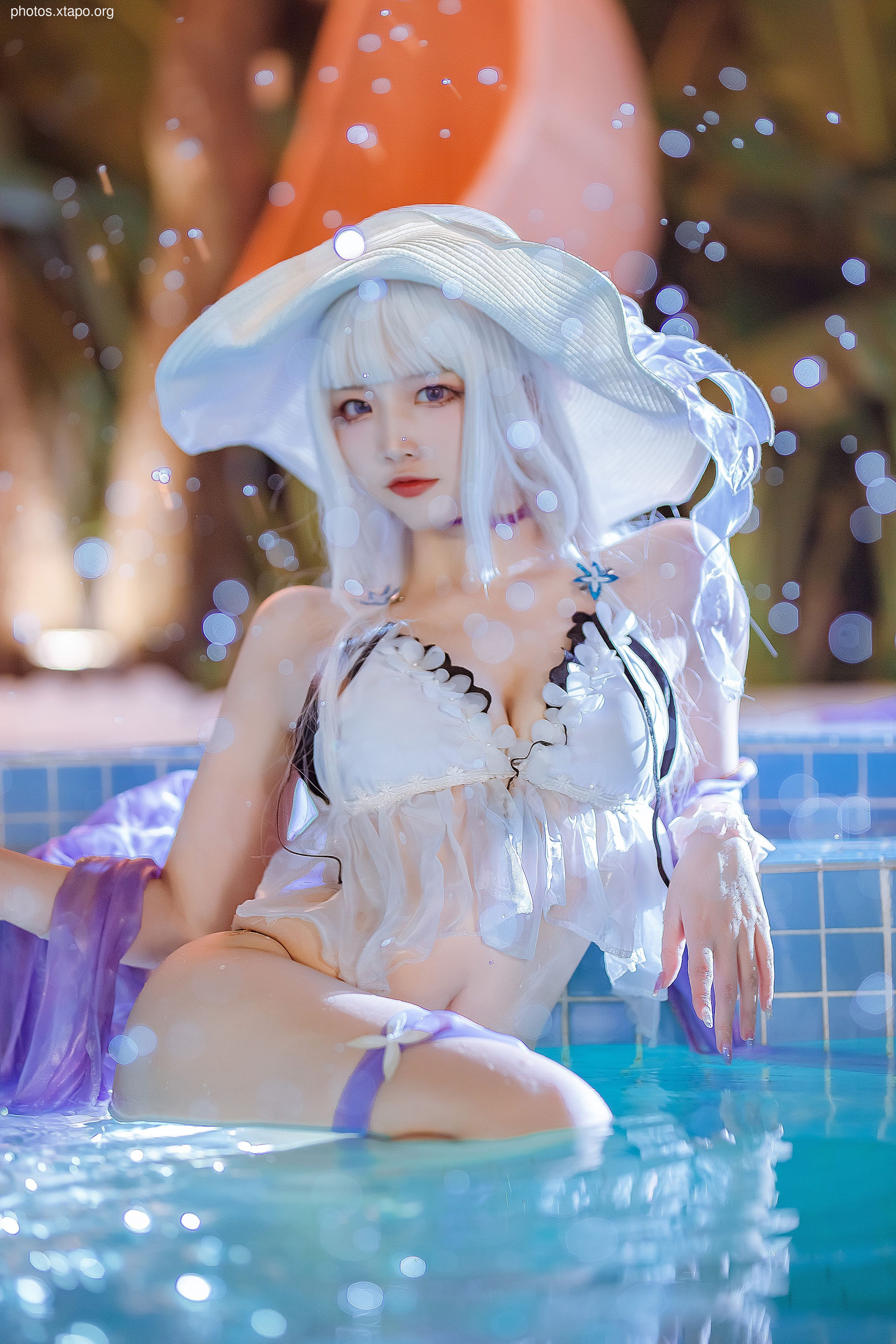 Erzuo Nisa Blue Right Swimsuit 39P-430MB