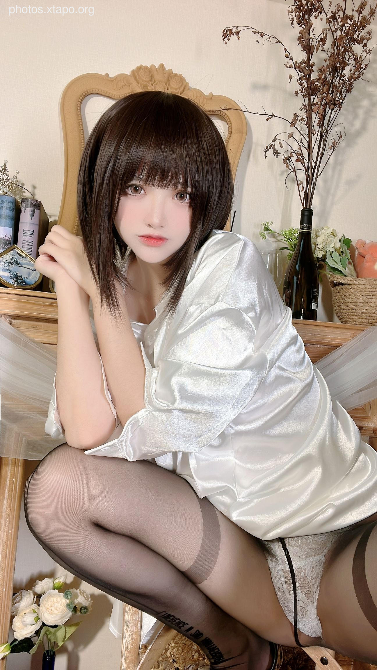 Crazy Cat SS -No.94 White Shirt Girl 80P -1.35GB