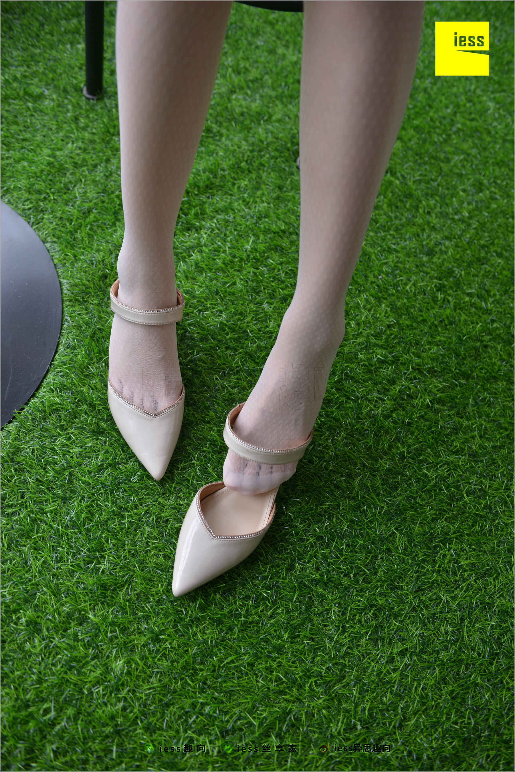 Xiao Jie's Little Classic Retro Pure White Nylon Silk Different Thoughts to IESS Silk Foot Bento 227