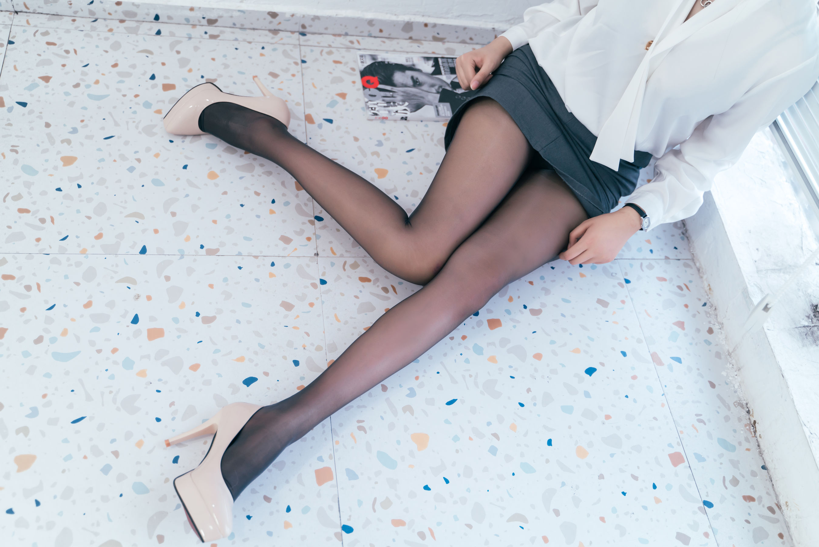 Net Red Coser Photo Sister Xuan Xiao -OL private socks temptation