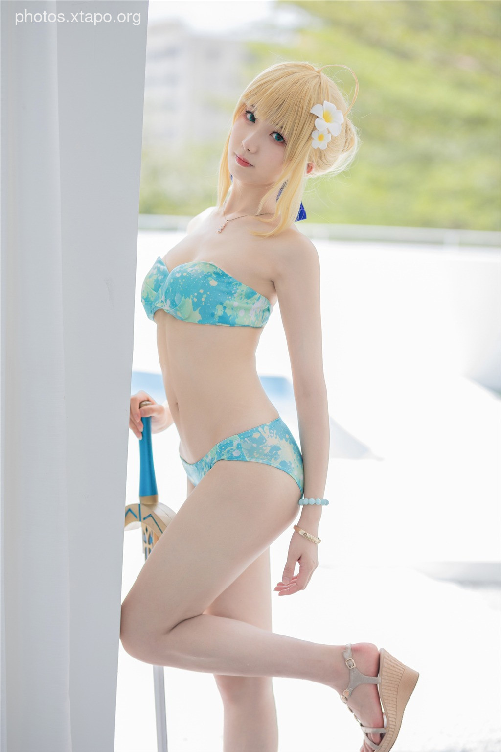 Frontier v - Artoria Pendragon Swimsuit 40P45M