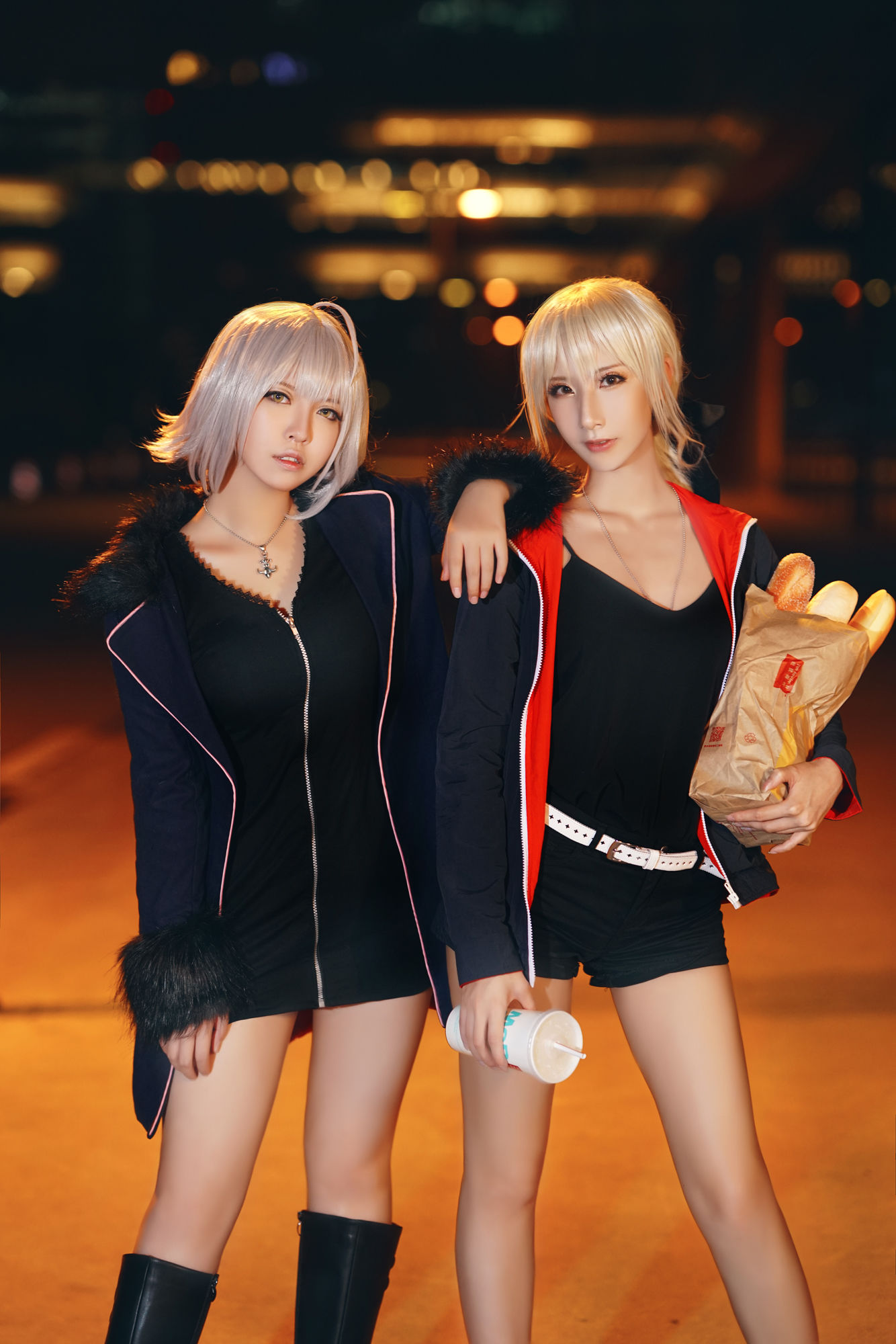 Net Red Coser Photo Half half & amp; Sophie Sophia -Black Zhen 2