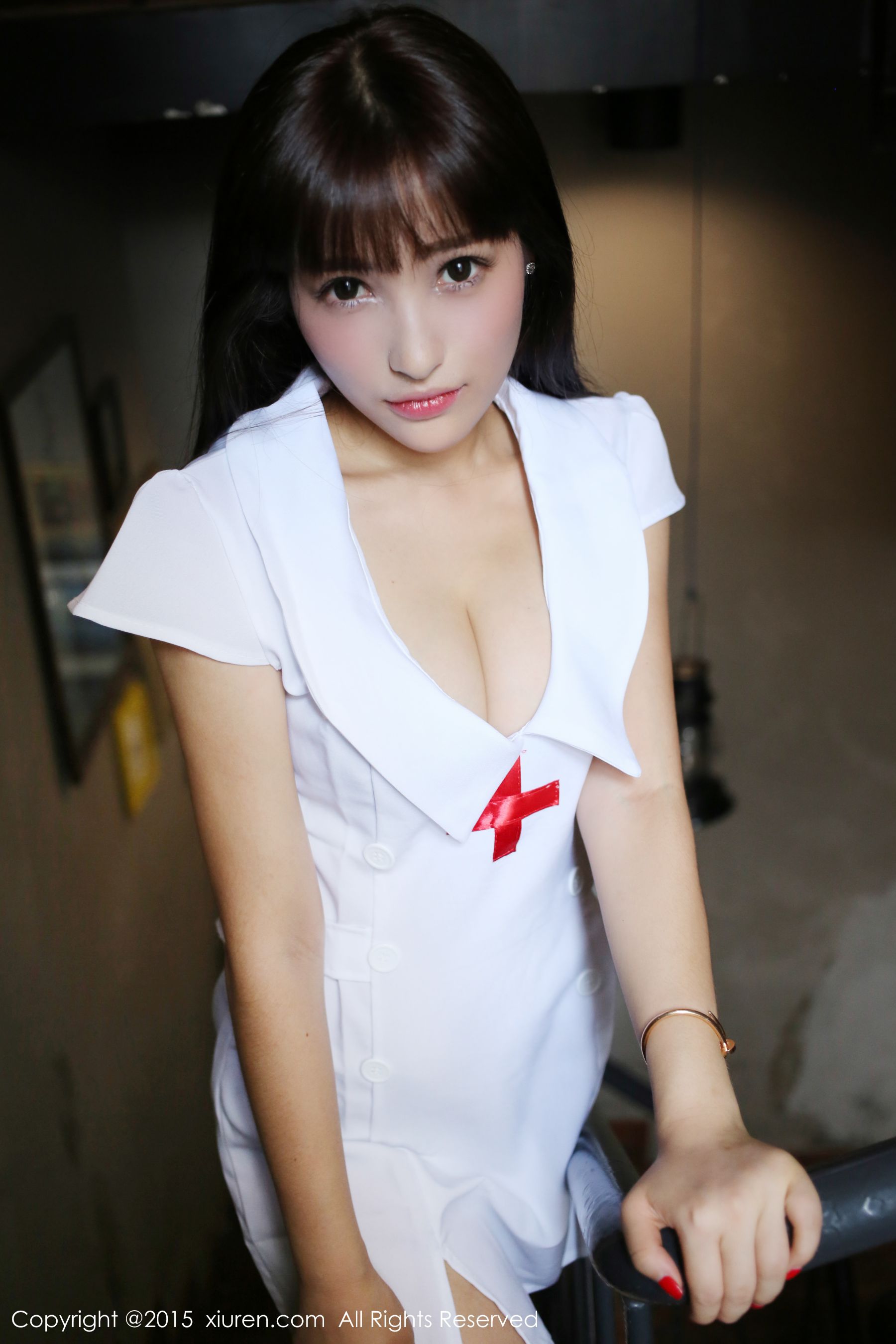 NIC Nicole White VestNurse Installation Xiuren Xiuren No.389