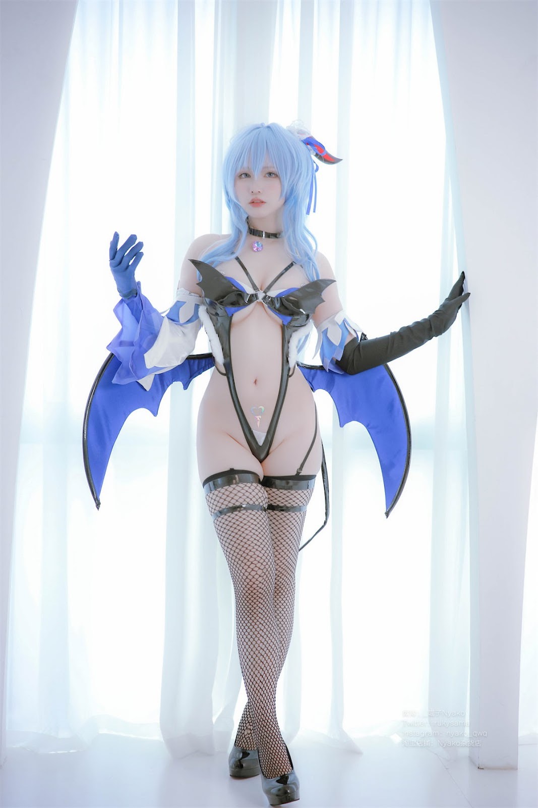 Cosplay Nyako Miaozi Genshin Ganyu Succubus