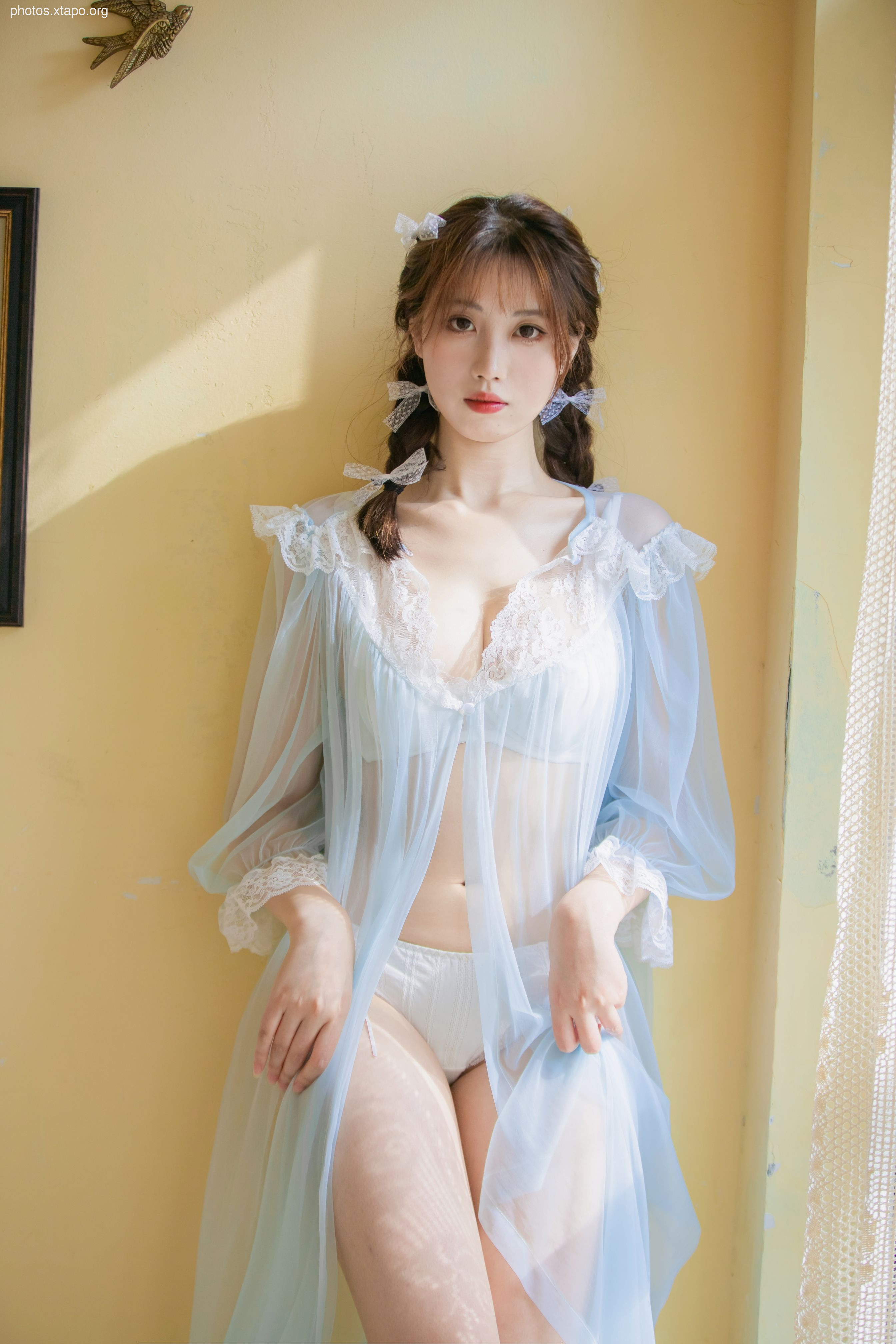 NO.022 Blue gauze 40p-596MB