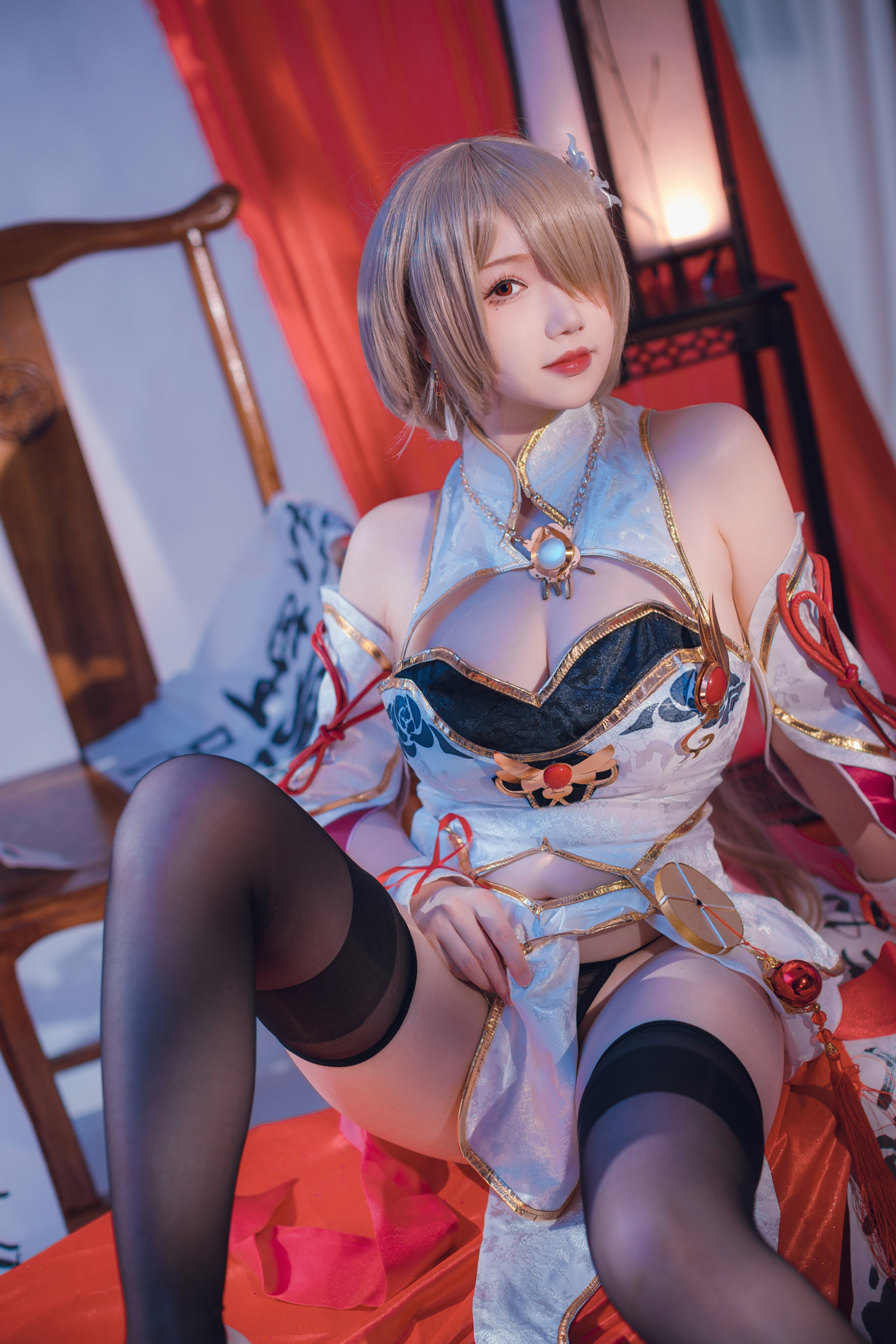 Xueqing Astra Honkai Impact 3 Rita Huanxisha Cheongsam 56P5V