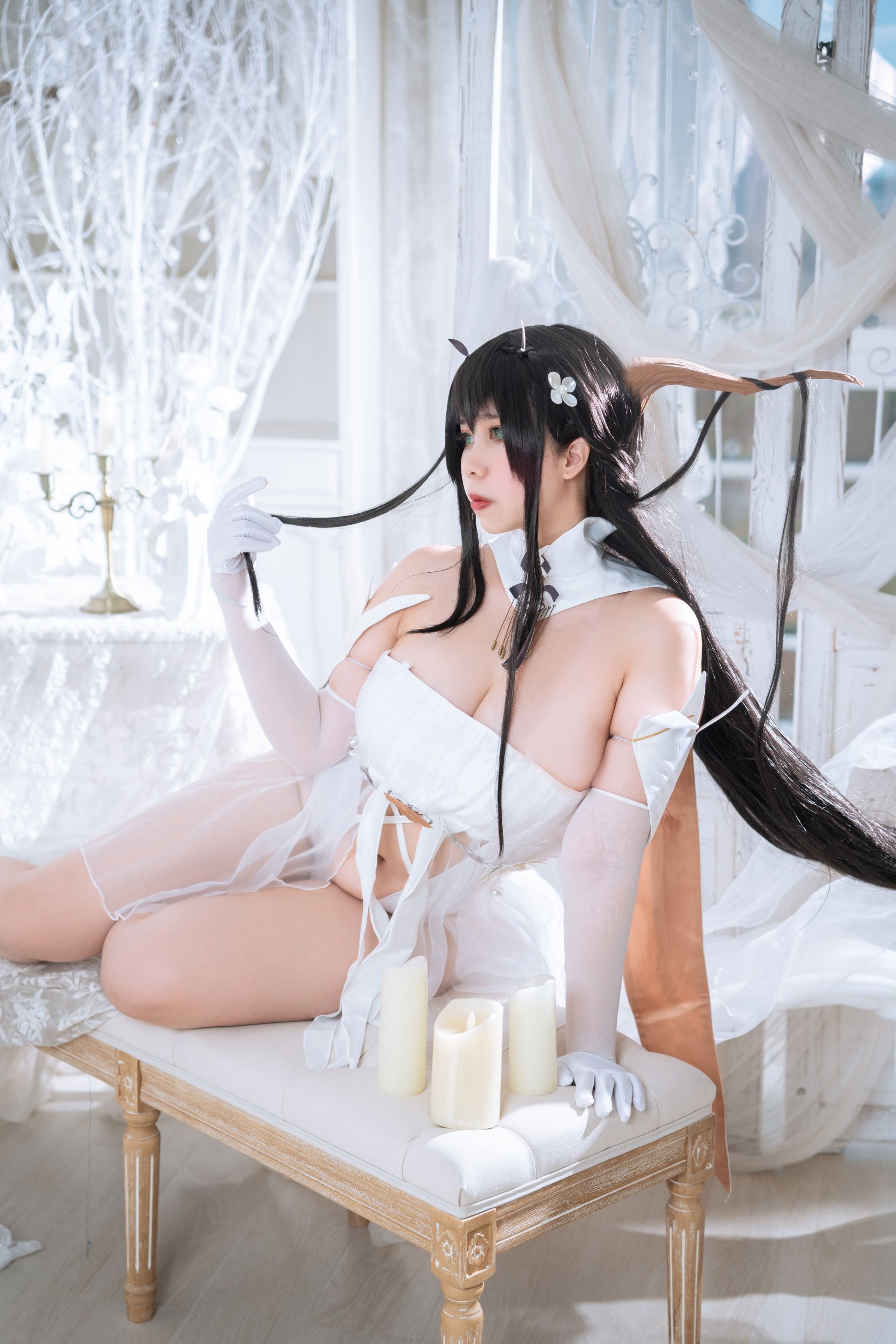 Charm Hitomi Meroko 001 Blue Line Real Estate 53P-486MB