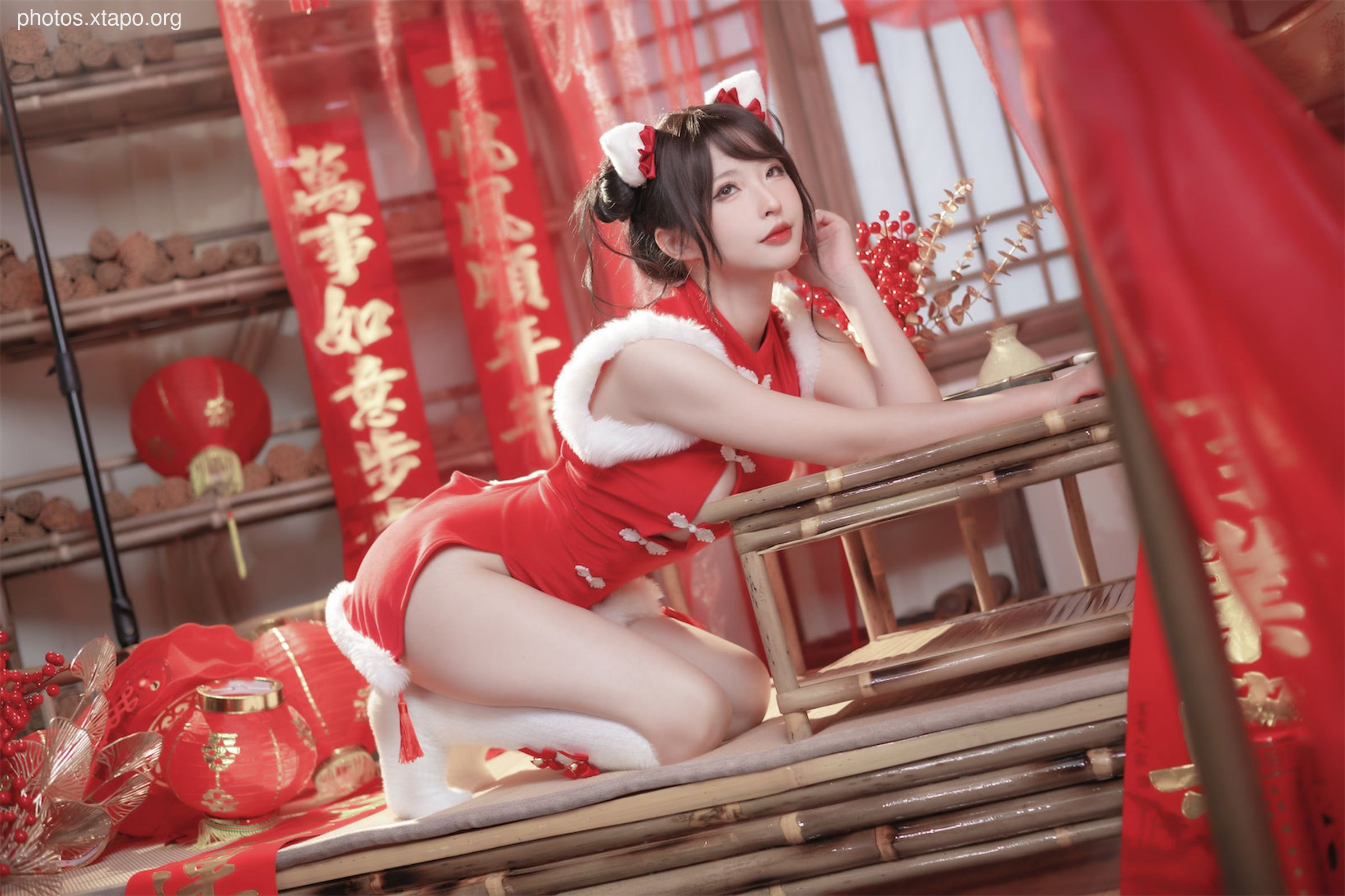 Shimizuya 2023 New Year Cheongsam 77P-770MB