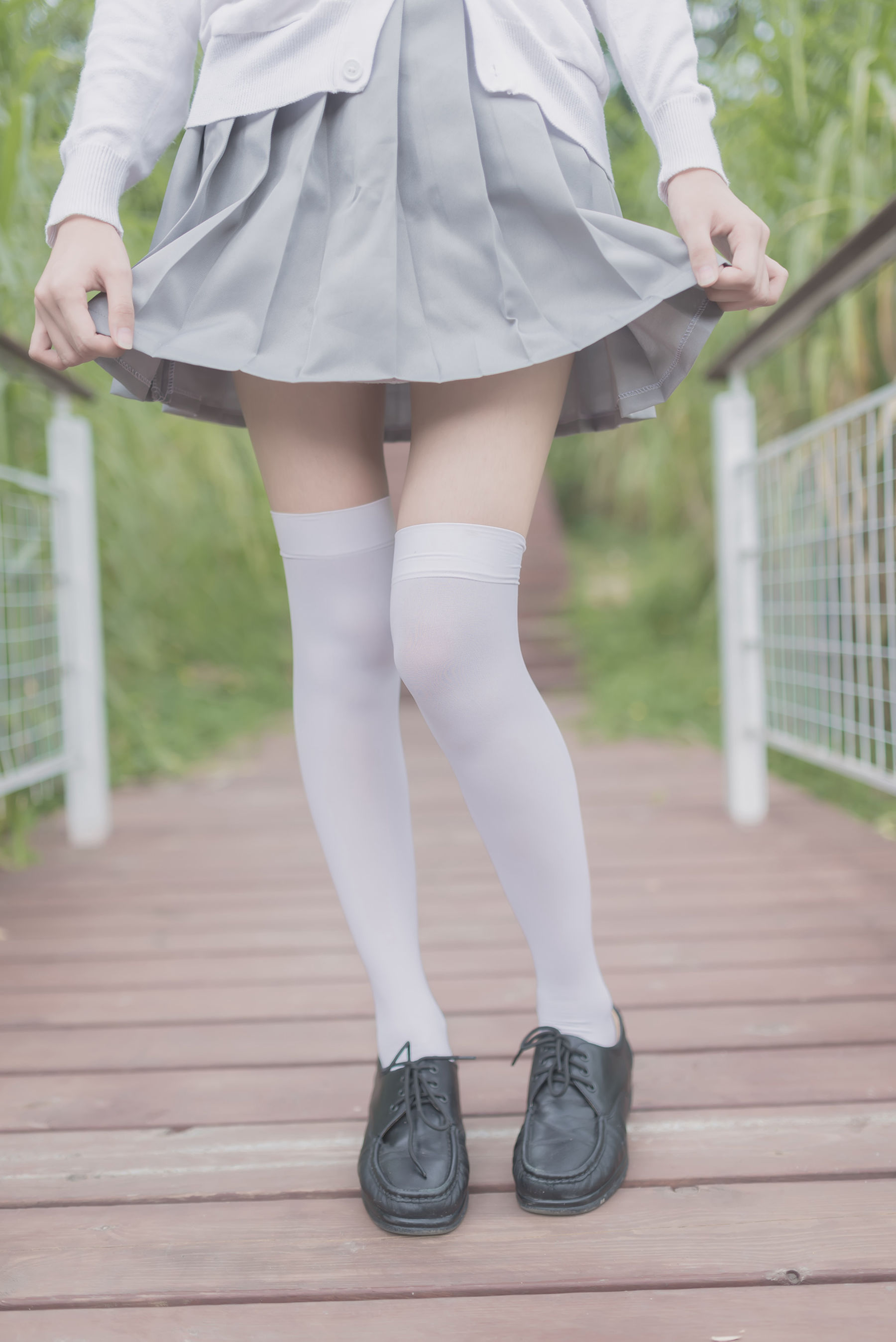 Field of Wind No.144 JK girls outdoor extreme temptation