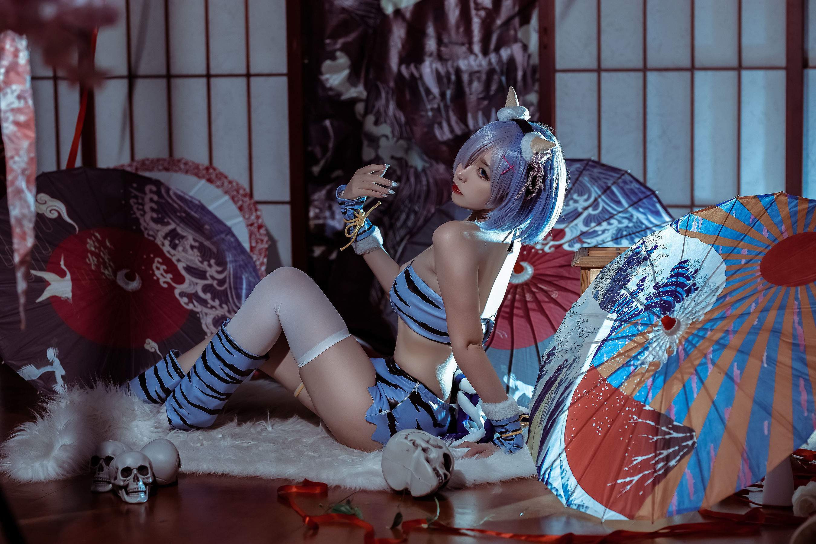 Net Red Coser Photo Popular COSER Erzuo Nisa -Rim Summer Ghost Clothing