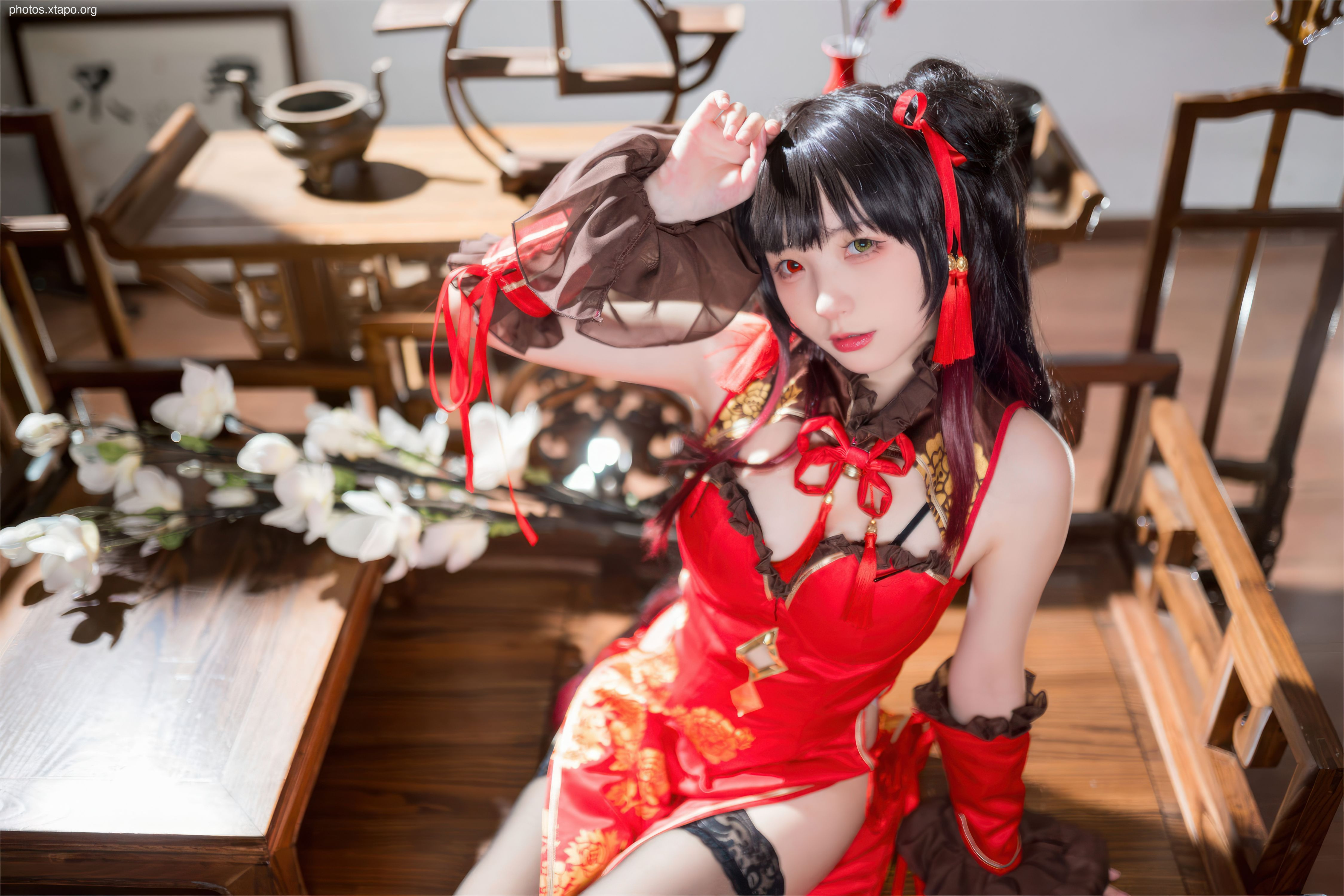 Flower Bell Tokisaki Kurumi Cheongsam 66P