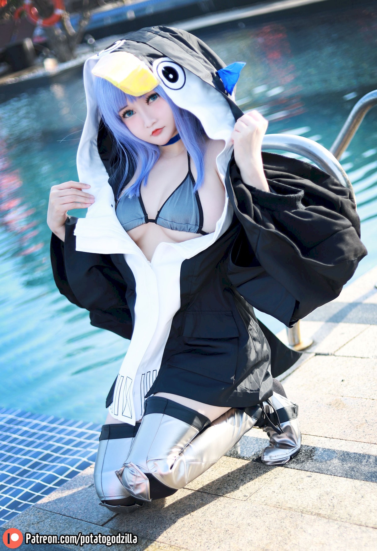 Potato Godzilla Cosplay Swimsuit Melt Lilith