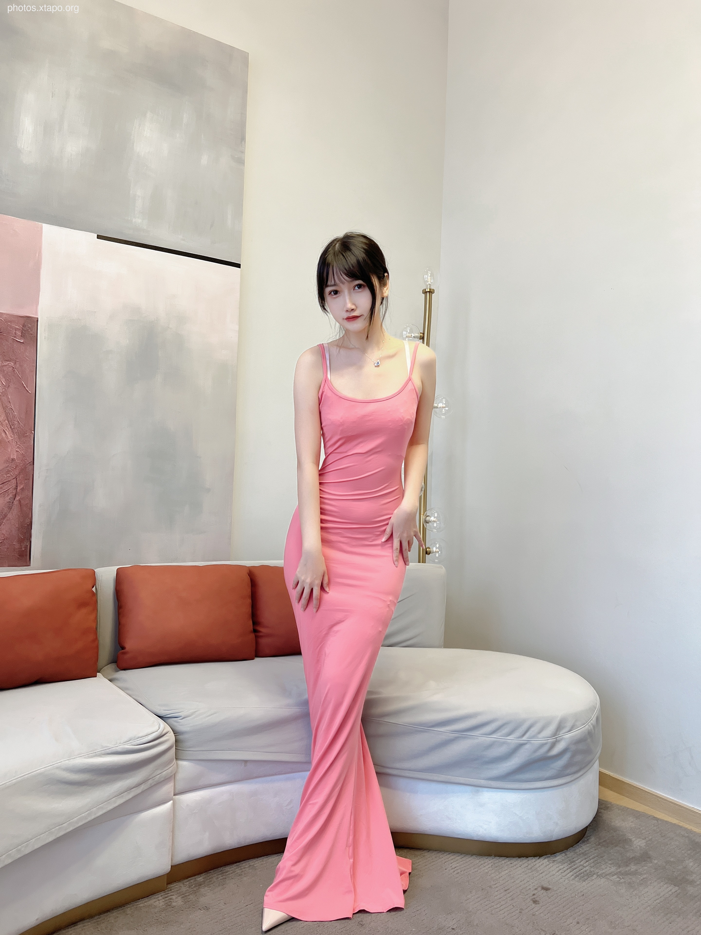 Domestic cat bathroom pink bump wife 1V39P-420M