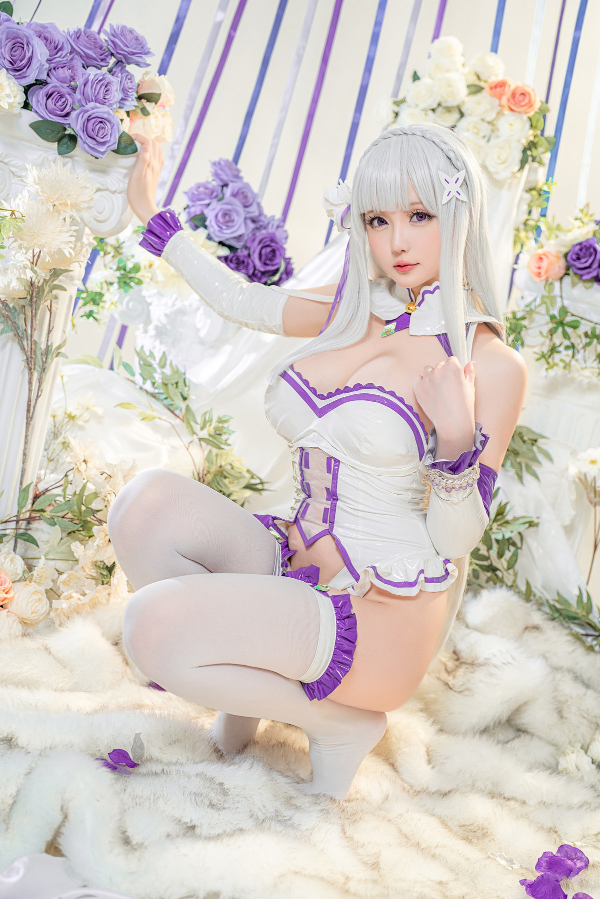 Hoshilily Miss Star Chichi Cosplay Emilia