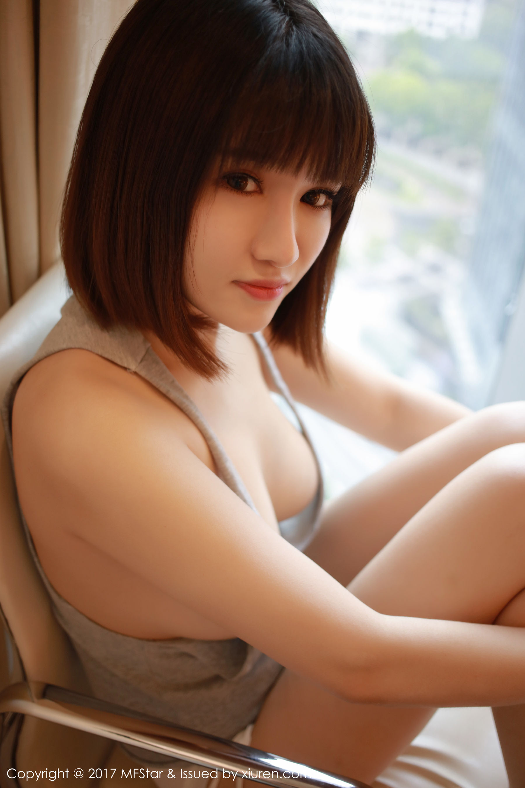 K8 Ao Jiao Meng Meng vivian Seductive Small Vest Model Academy MFStar Vol.102