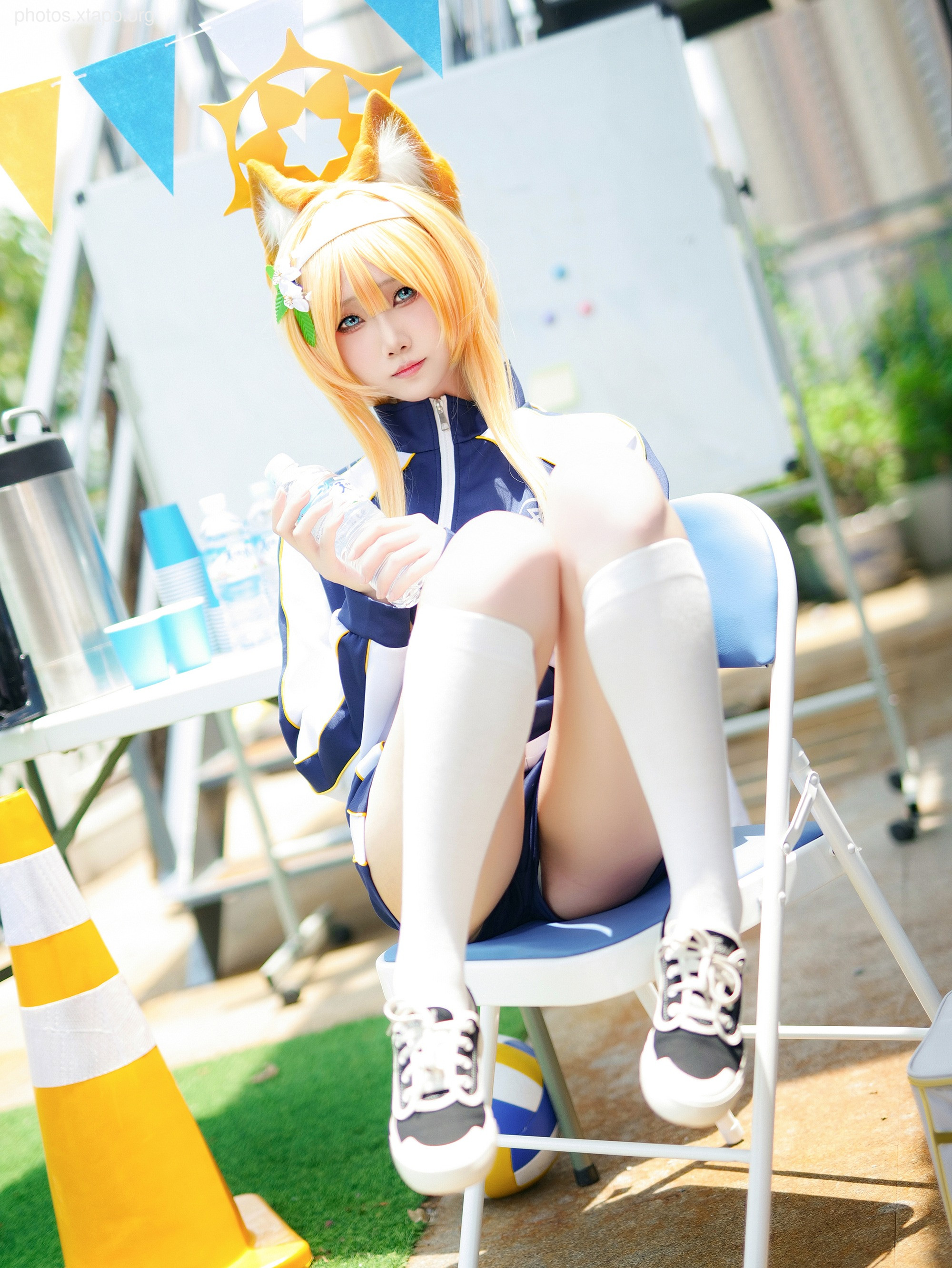 Mother Blue Archive -Iluo マ リ ー (Gymnastics) Cosplay Vol.02