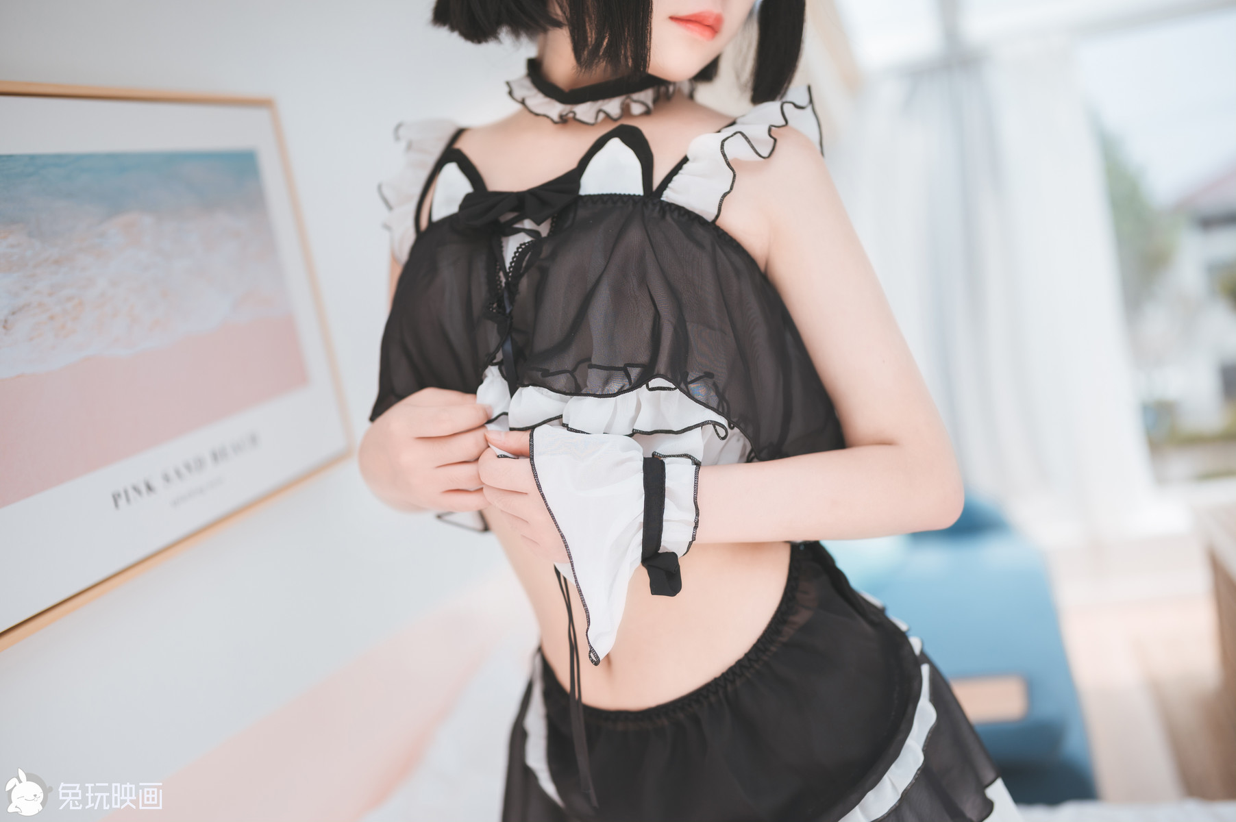 Cosplay Tuwan Movie Black Silk Cat Ears