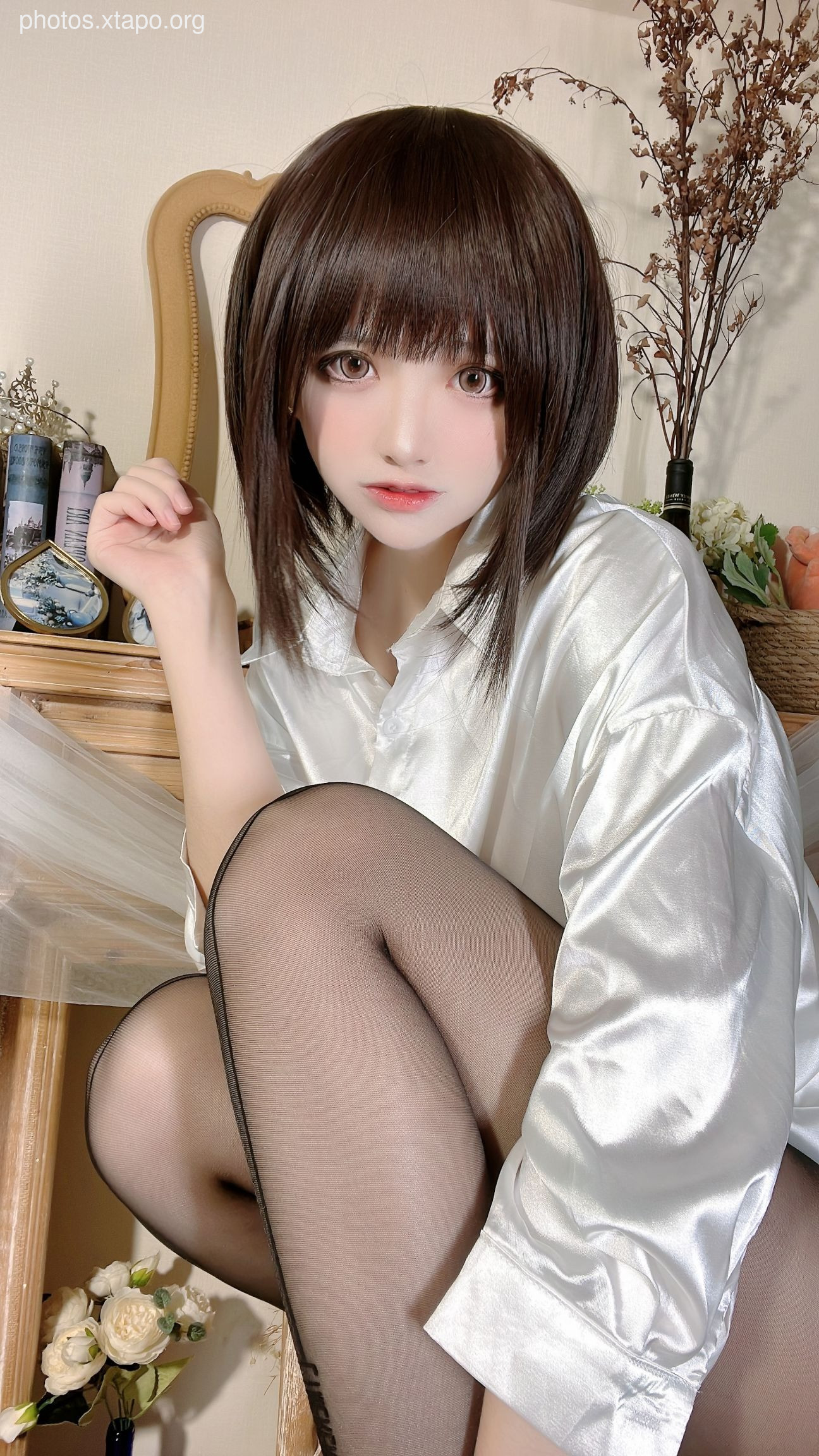 Crazy Cat SS -No.94 White Shirt Girl 80P -1.35GB