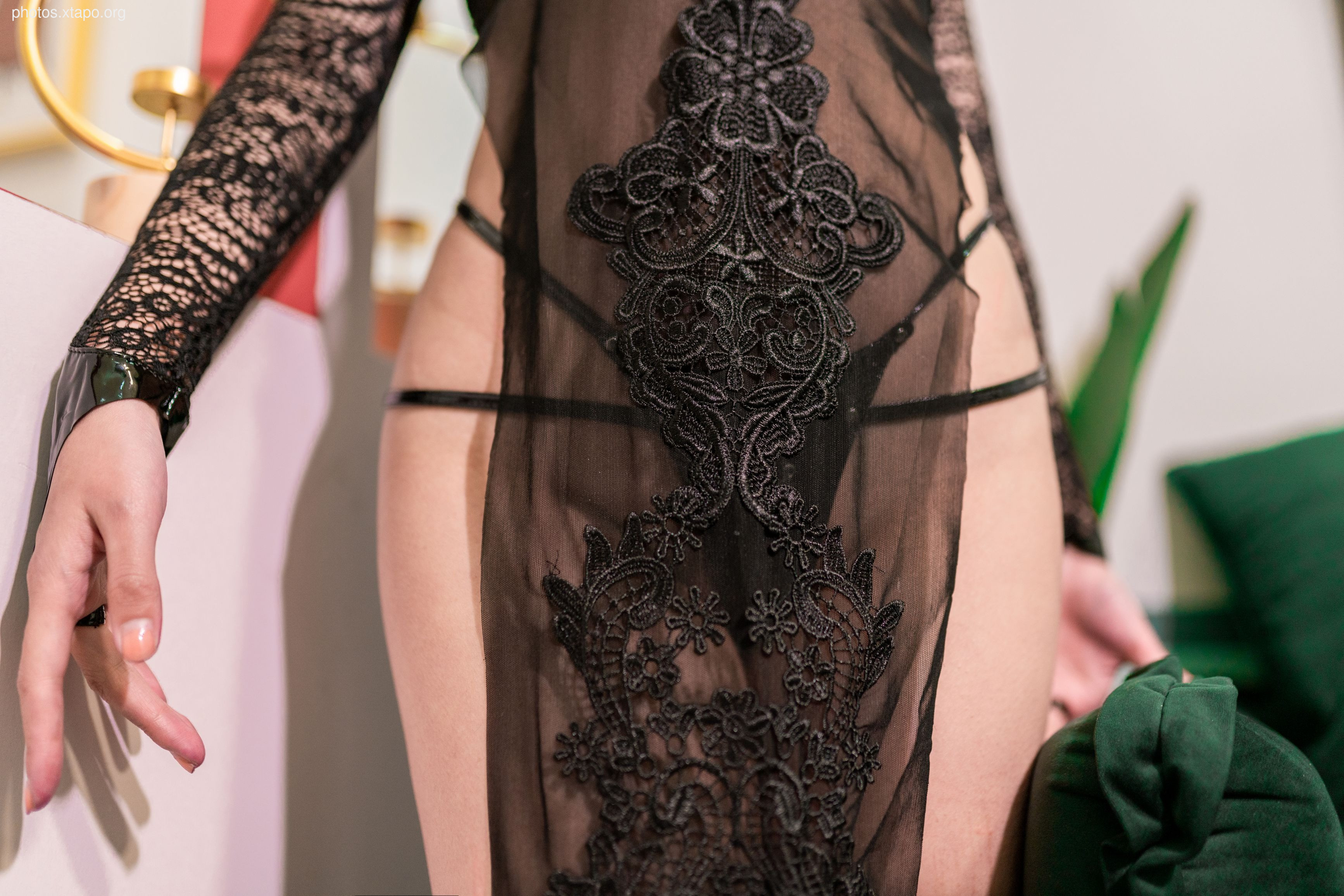 Mo Mo True Love Edition Birthday Black Cheongsam