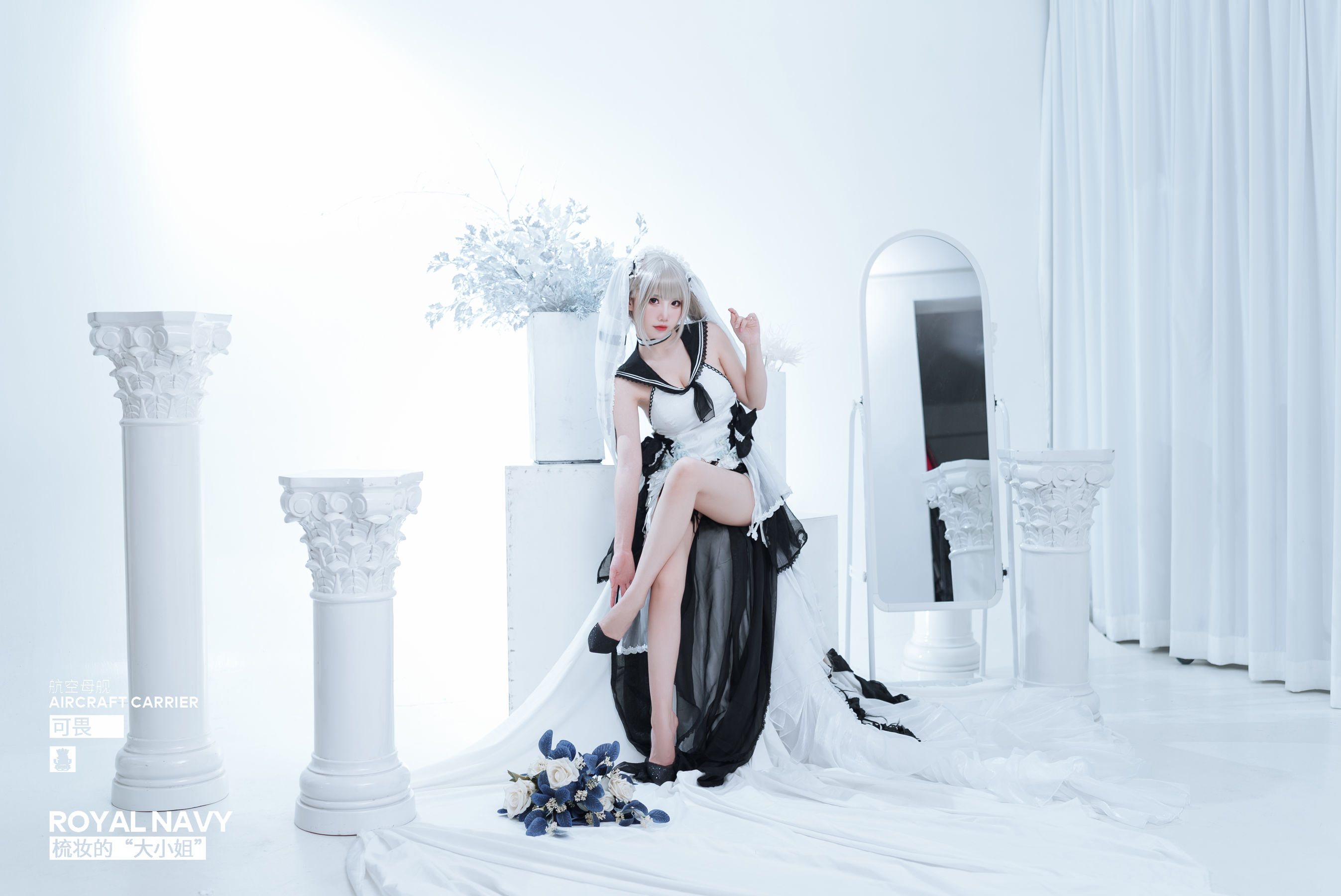 [Cosplay] Coser Dough Cake Fairy Terrible Wedding Dress