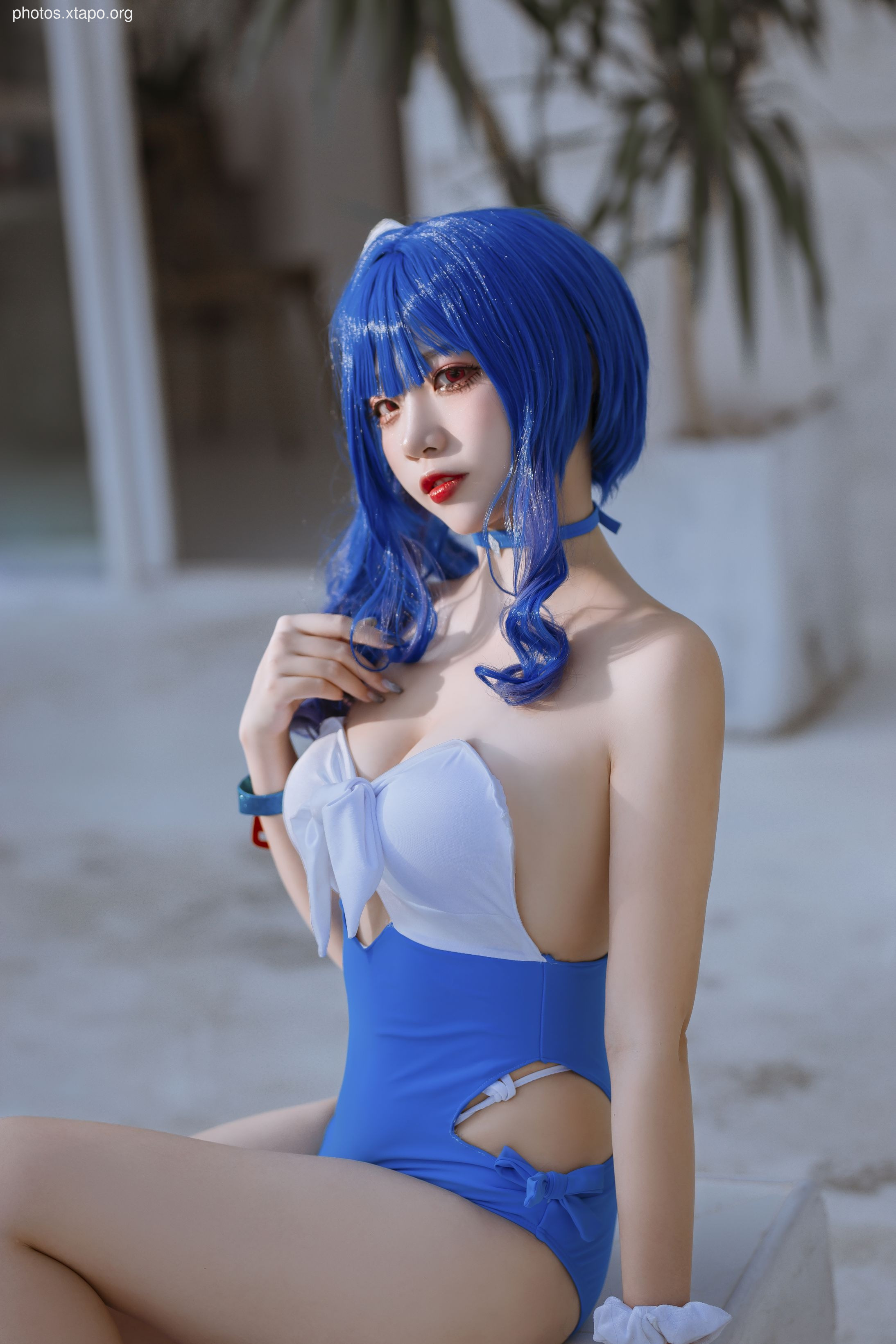 Erzuo Nisa Blue Bora Swimsuit 20p-364MB