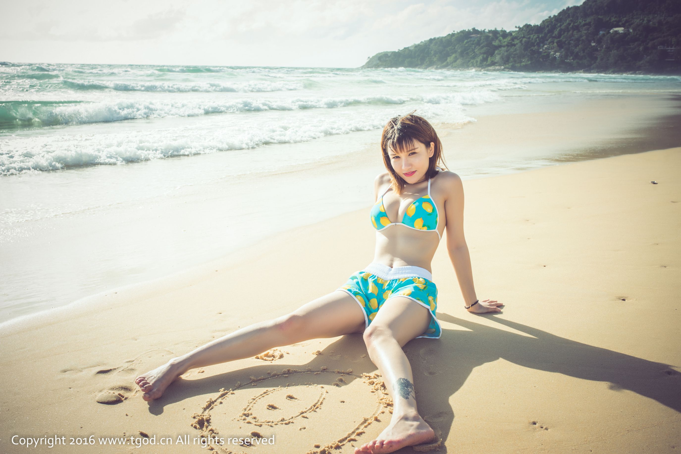 K8 Ao Jiao Mengmeng Phuket Tour Children's Passionate Little Adaptation Push Goddess TGOD