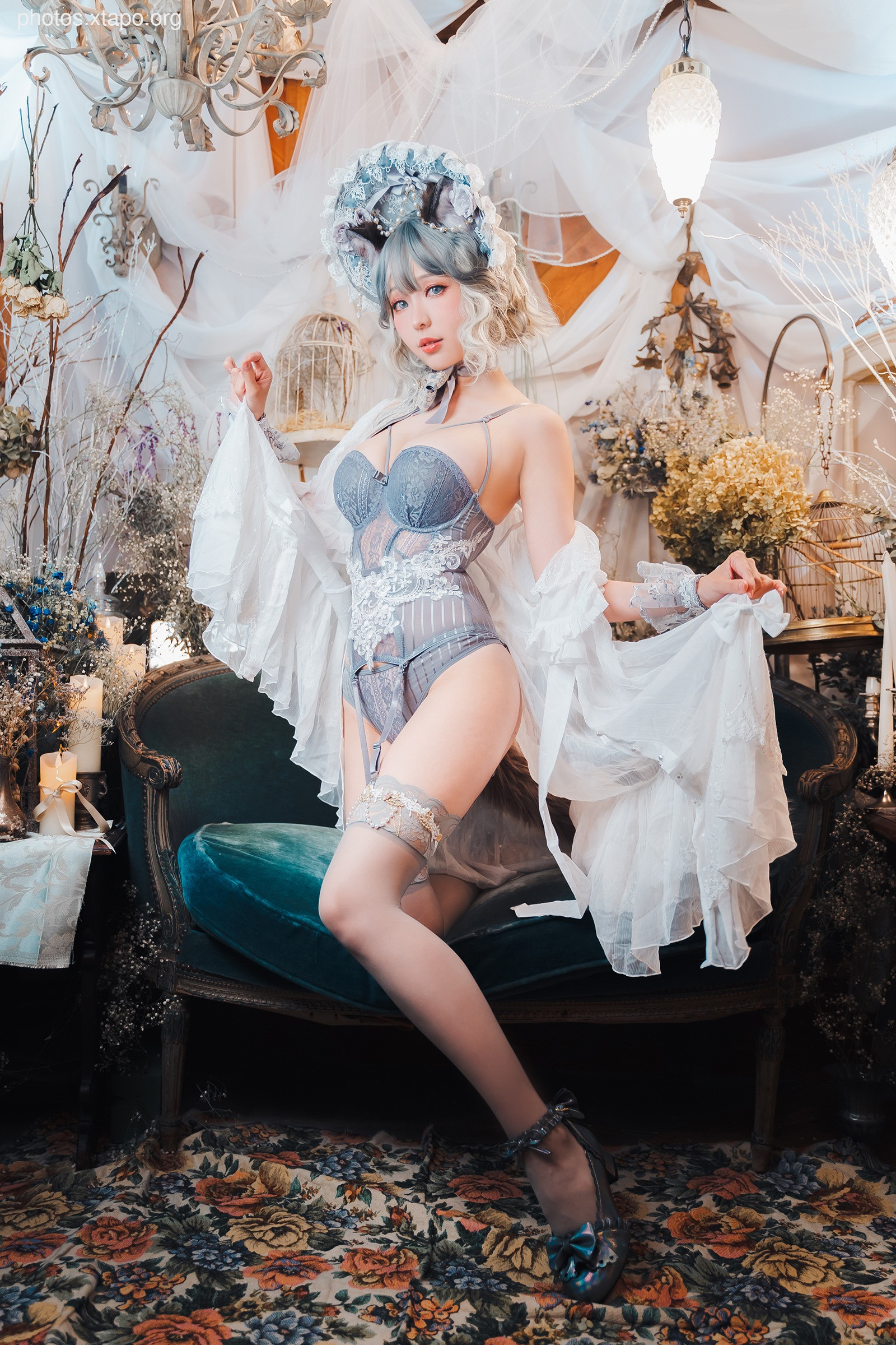 Elyee -Agdoll cat doll puppet cat girl figure