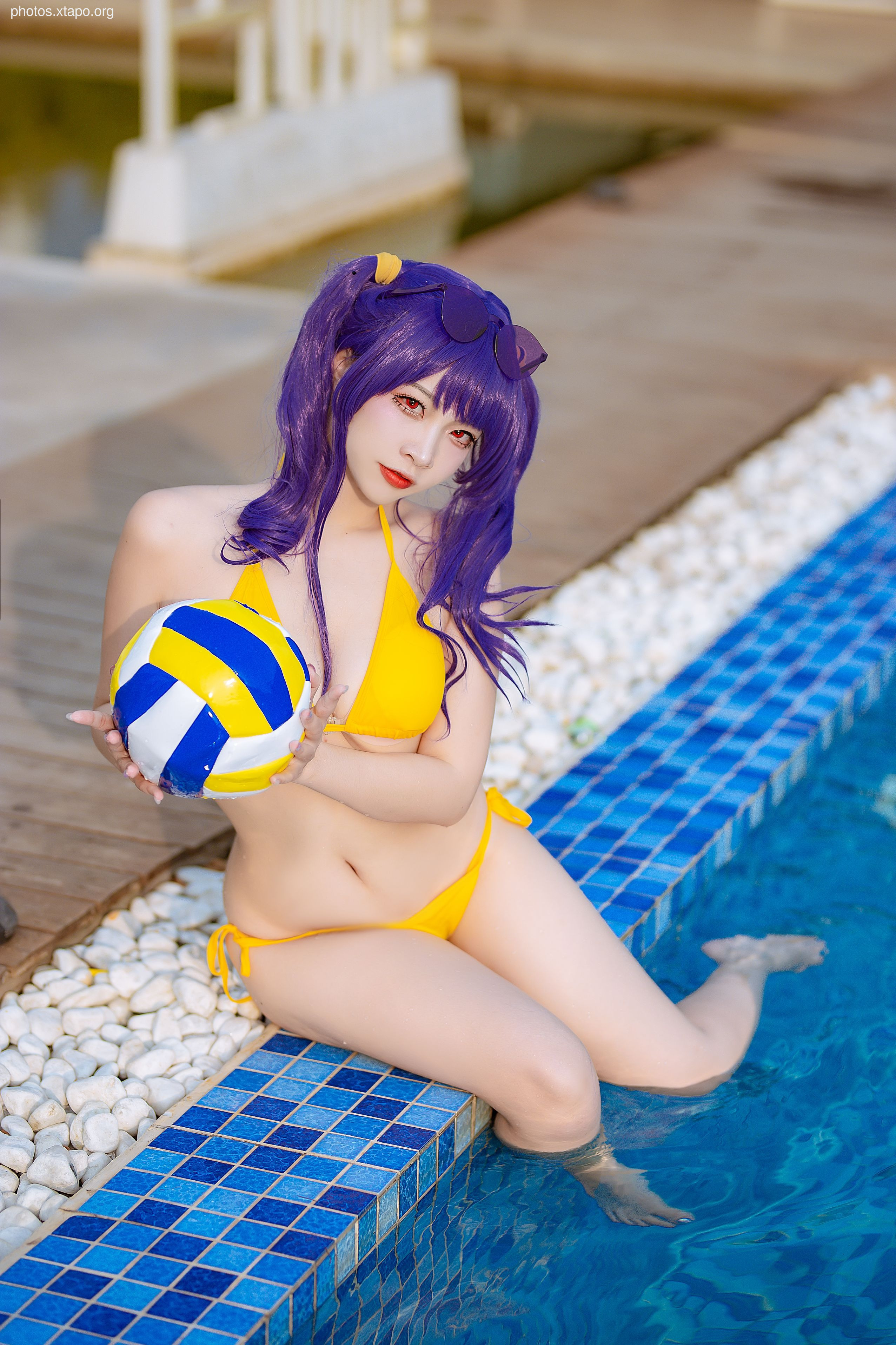 Erzuo Nisa Blue Bora Swimsuit 20p-364MB