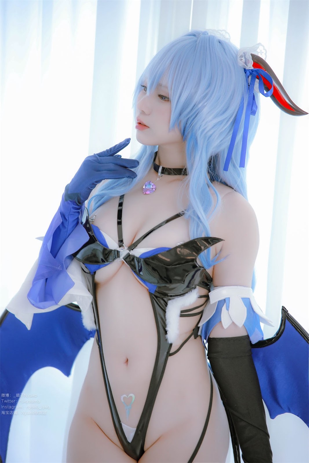 Cosplay Nyako Miaozi Genshin Ganyu Succubus