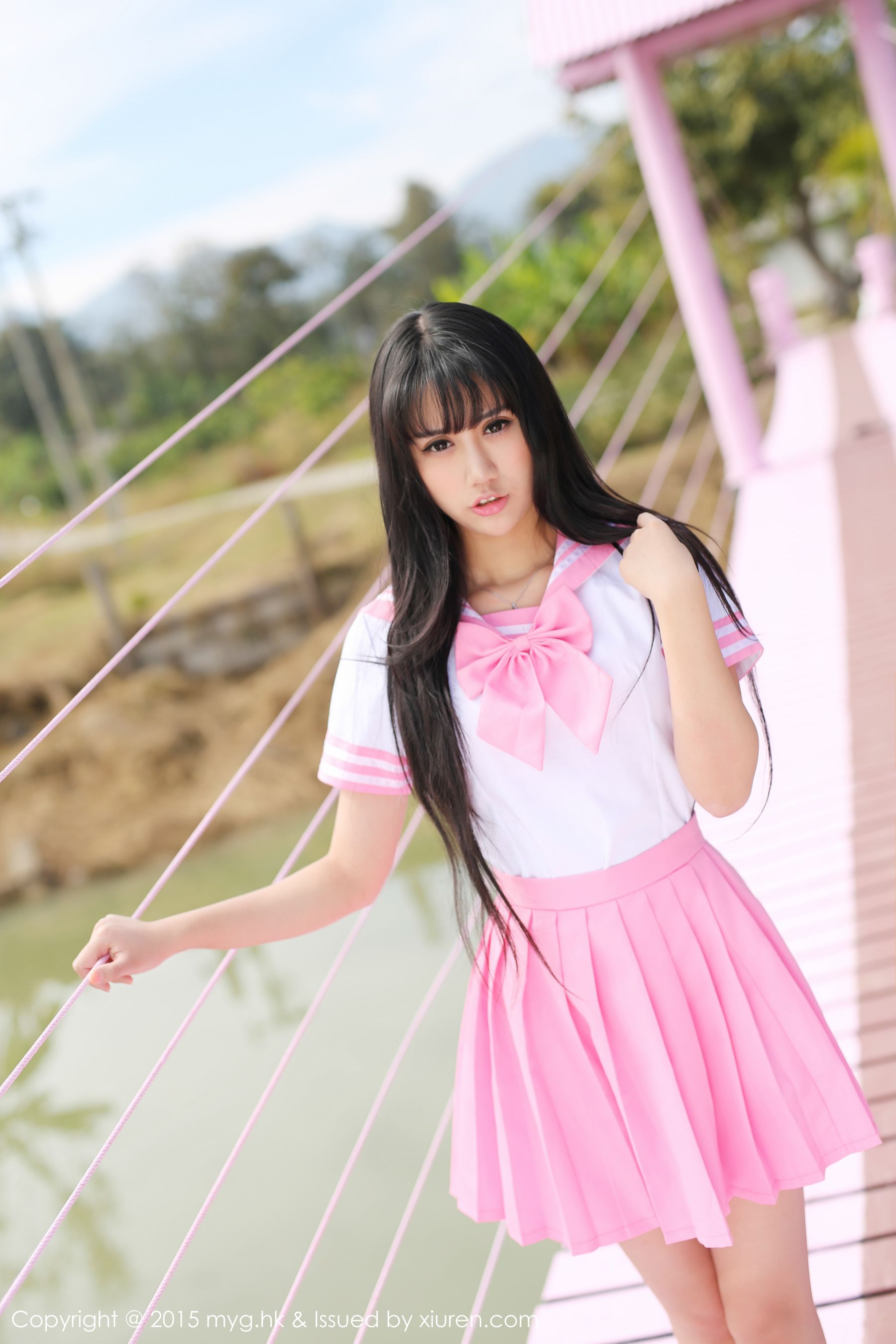 Yang Xiaoying's Pai County, Thailand school uniformhot pantsunderwear Meiyuan Pavilion Mygirl VOL.099