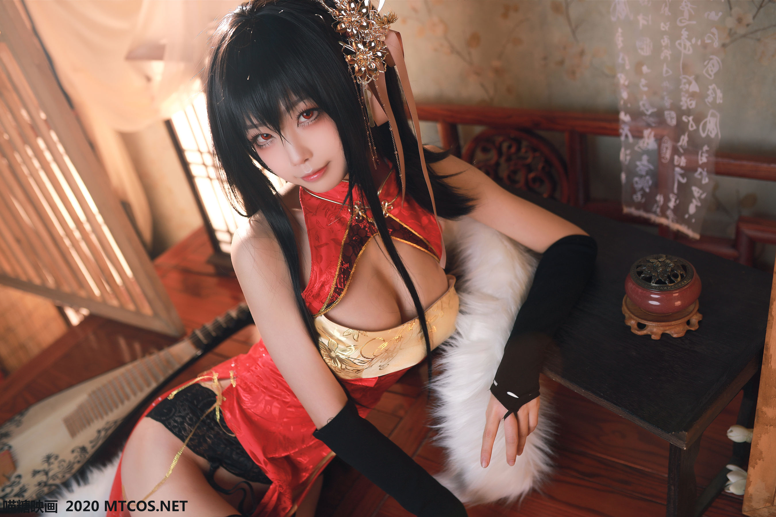 Meow Sugar Painting HML.004 Shuimiao Aqua Shuimiao Dafeng Cheongsam Cheongsam