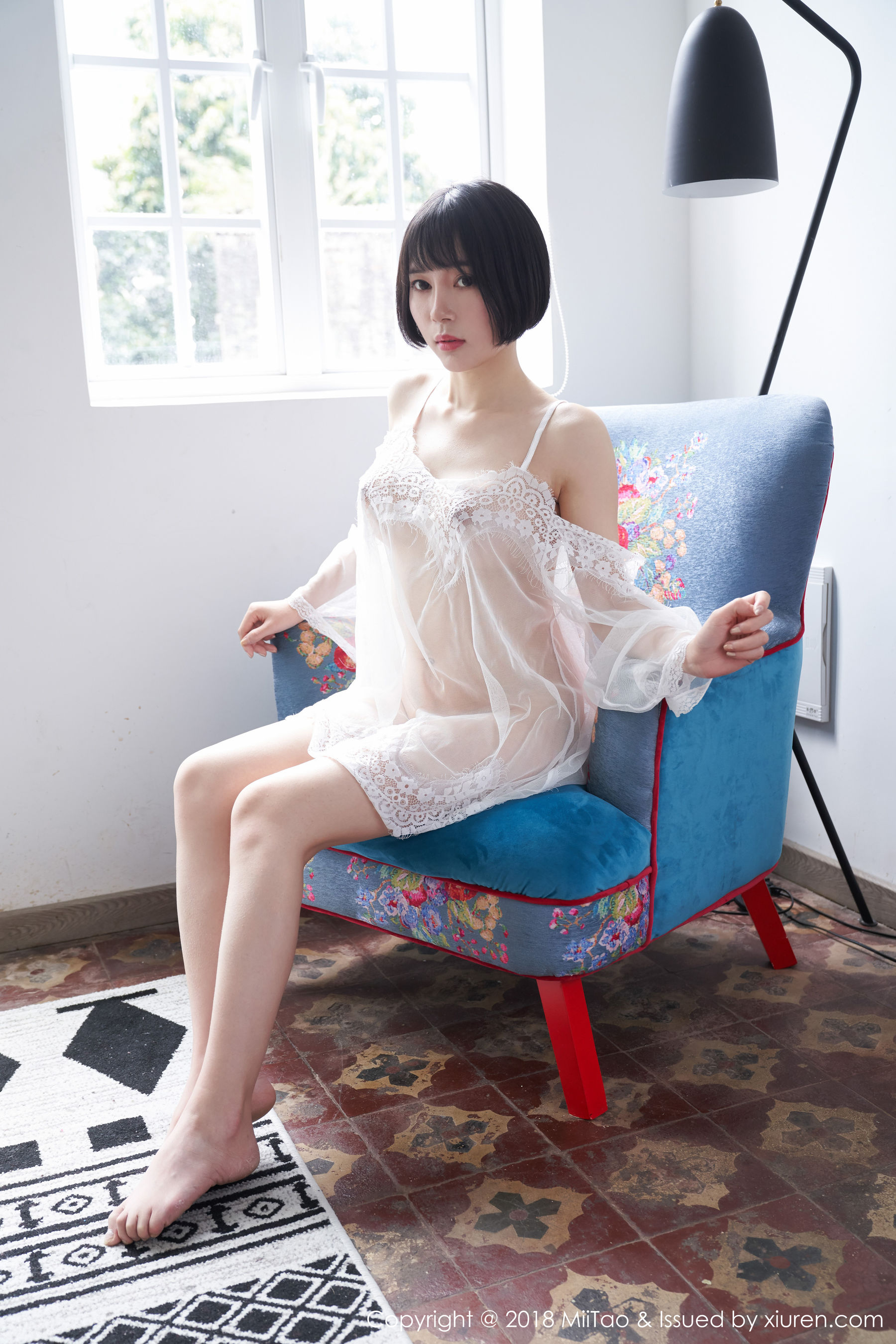 Mu Nan NAN Short Hair Girl's Home and Private House Peach Club Miitao VOL.106