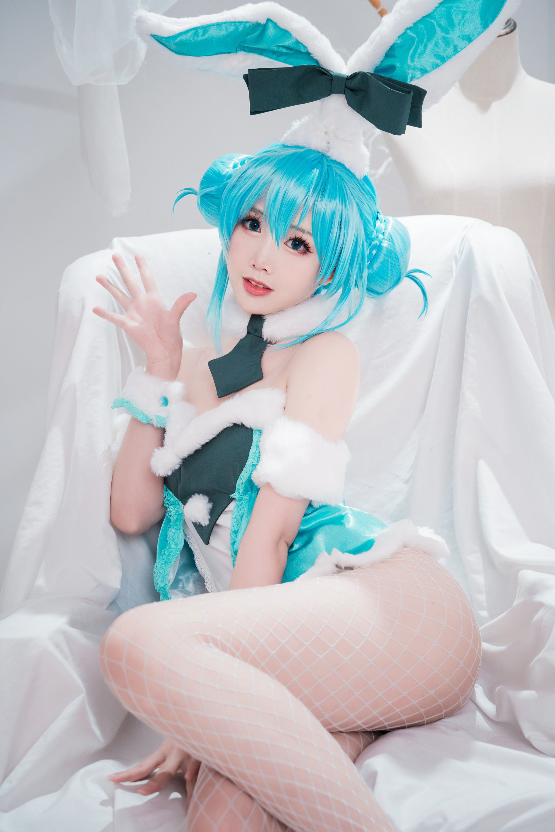 Net Red Coser Cute Popular Coser Noodle Cake Fairy -Hatsune Miku Girl